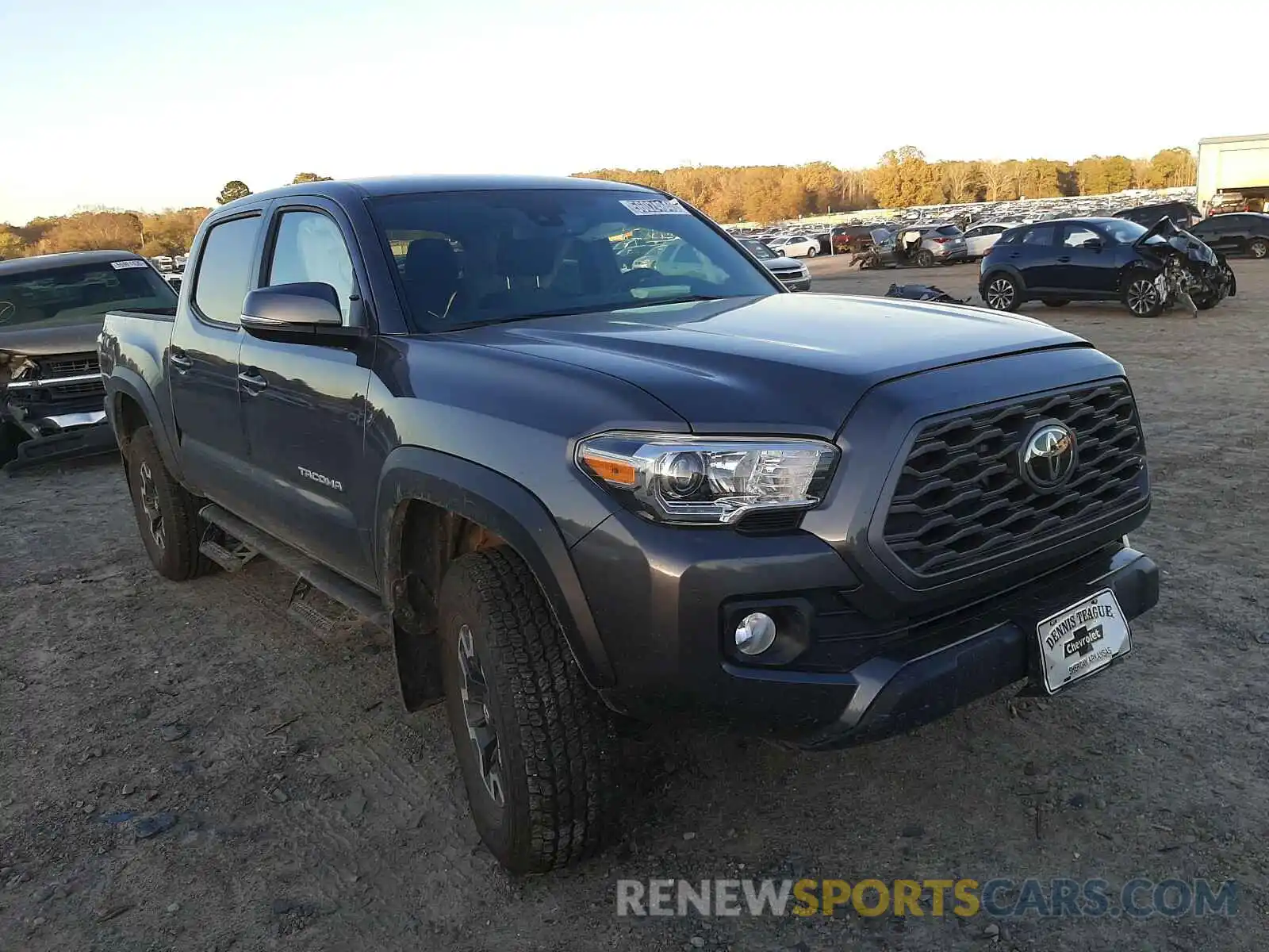 1 Photograph of a damaged car 5TFCZ5AN4LX238987 TOYOTA TACOMA 2020