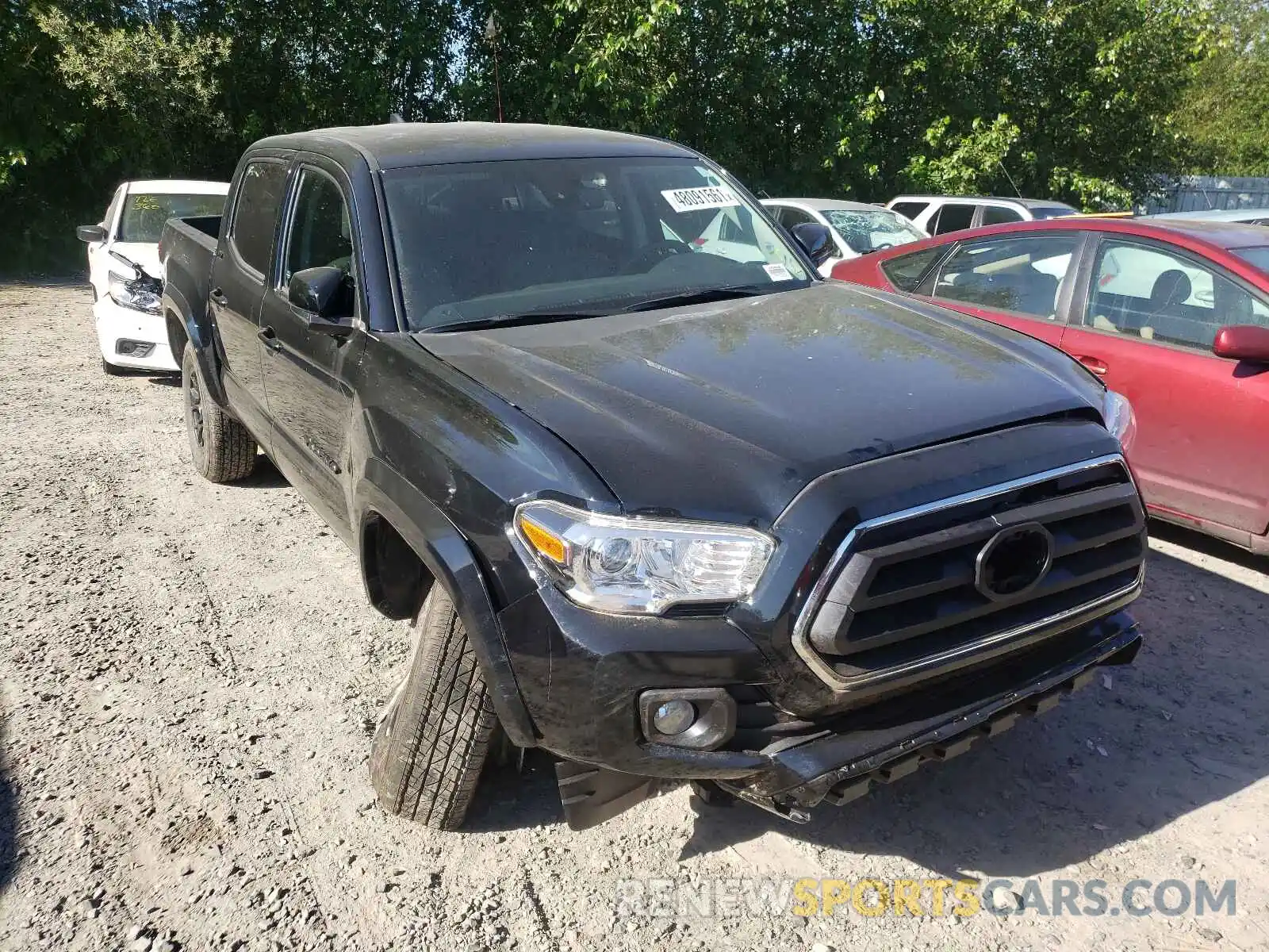 1 Photograph of a damaged car 5TFCZ5AN4LX240304 TOYOTA TACOMA 2020