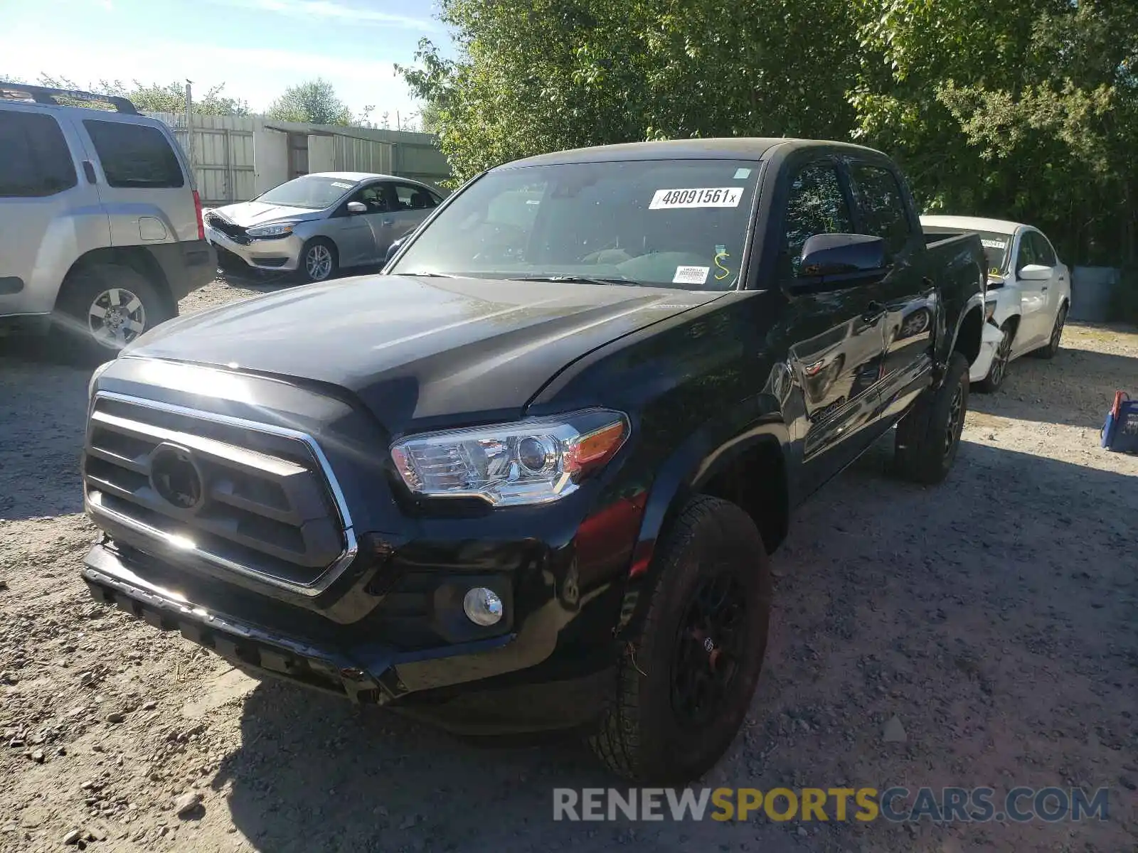 2 Photograph of a damaged car 5TFCZ5AN4LX240304 TOYOTA TACOMA 2020