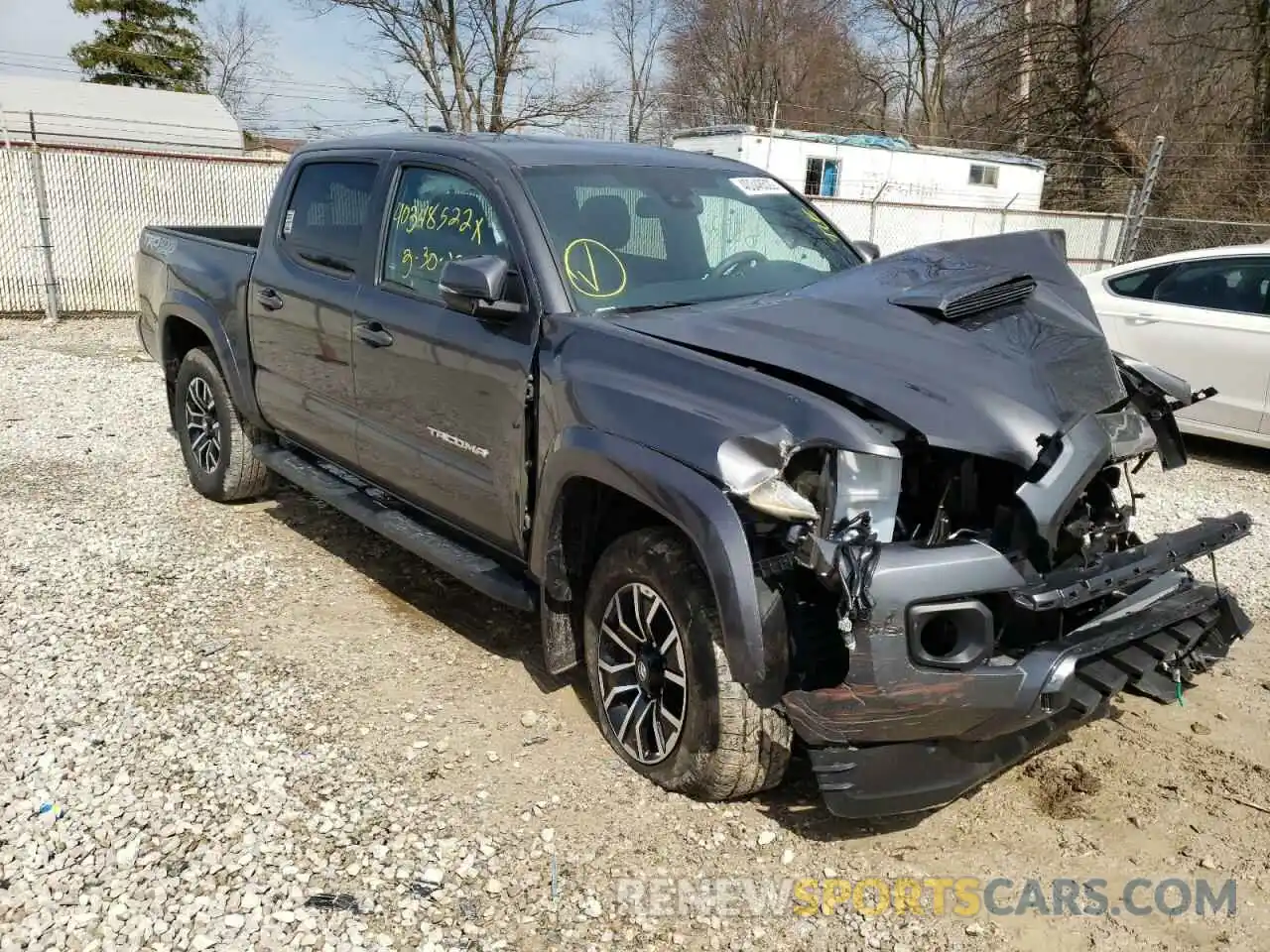 1 Photograph of a damaged car 5TFCZ5AN4LX240335 TOYOTA TACOMA 2020