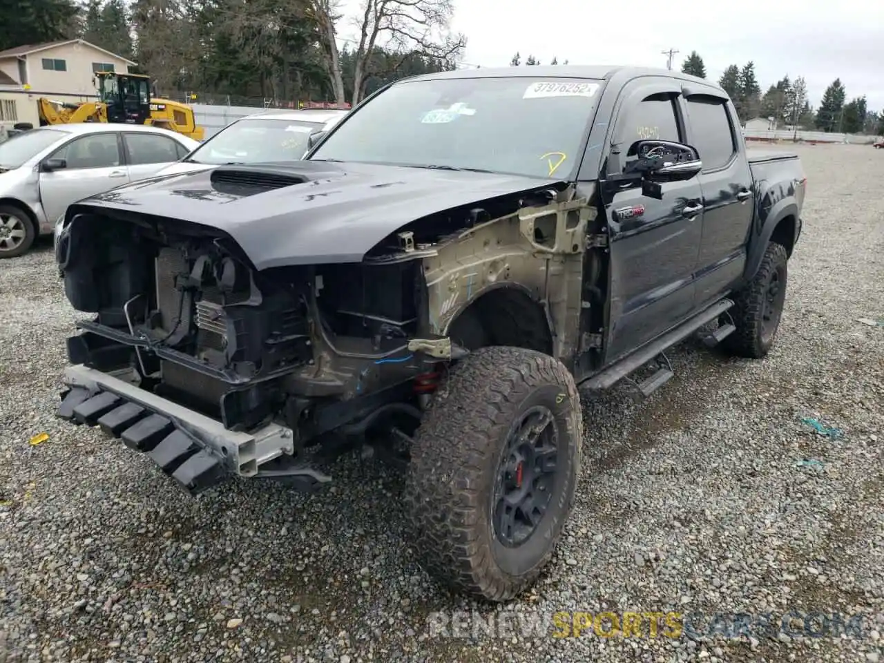 2 Photograph of a damaged car 5TFCZ5AN5LX223821 TOYOTA TACOMA 2020