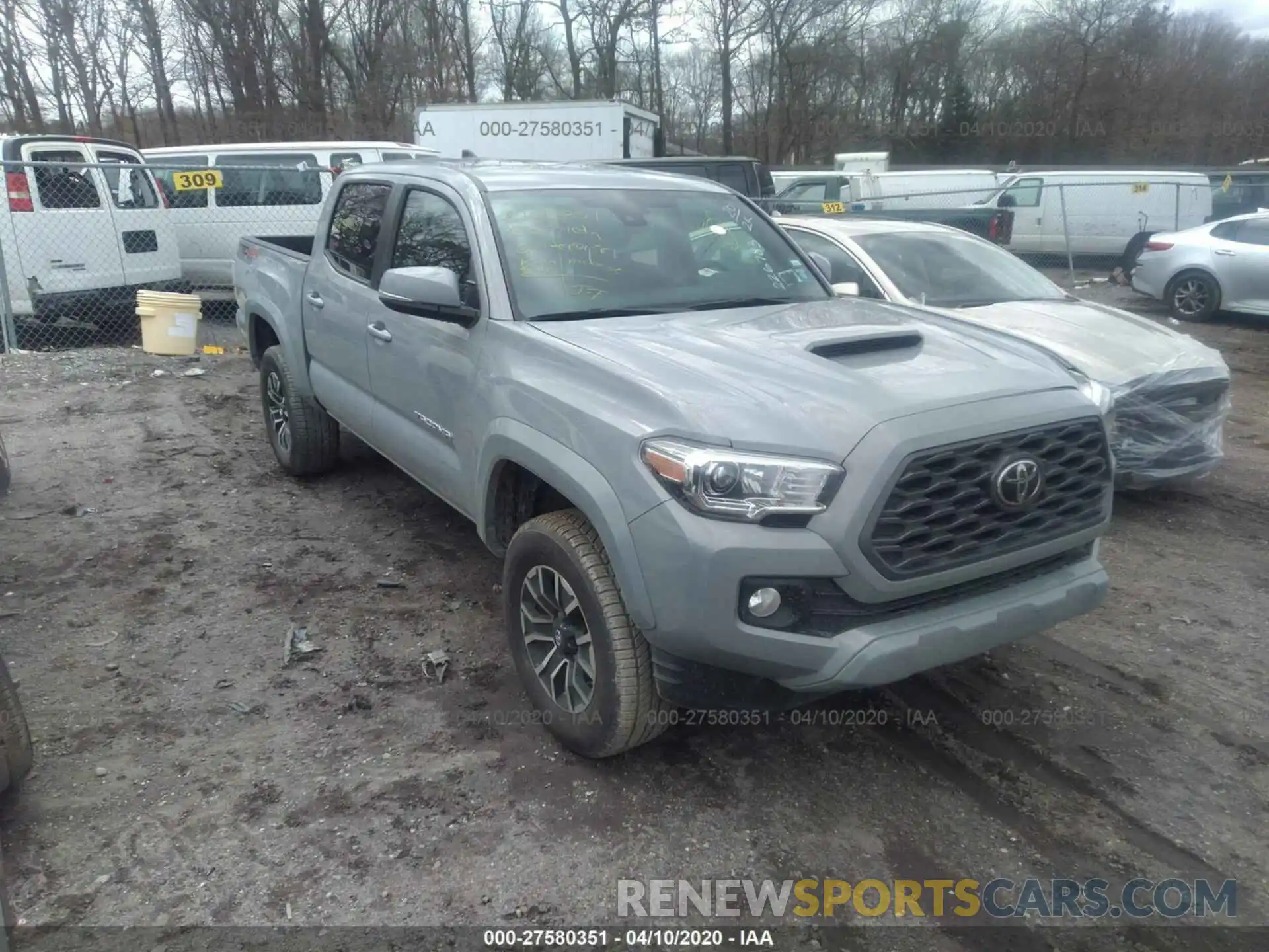 1 Photograph of a damaged car 5TFCZ5AN5LX226783 TOYOTA TACOMA 2020