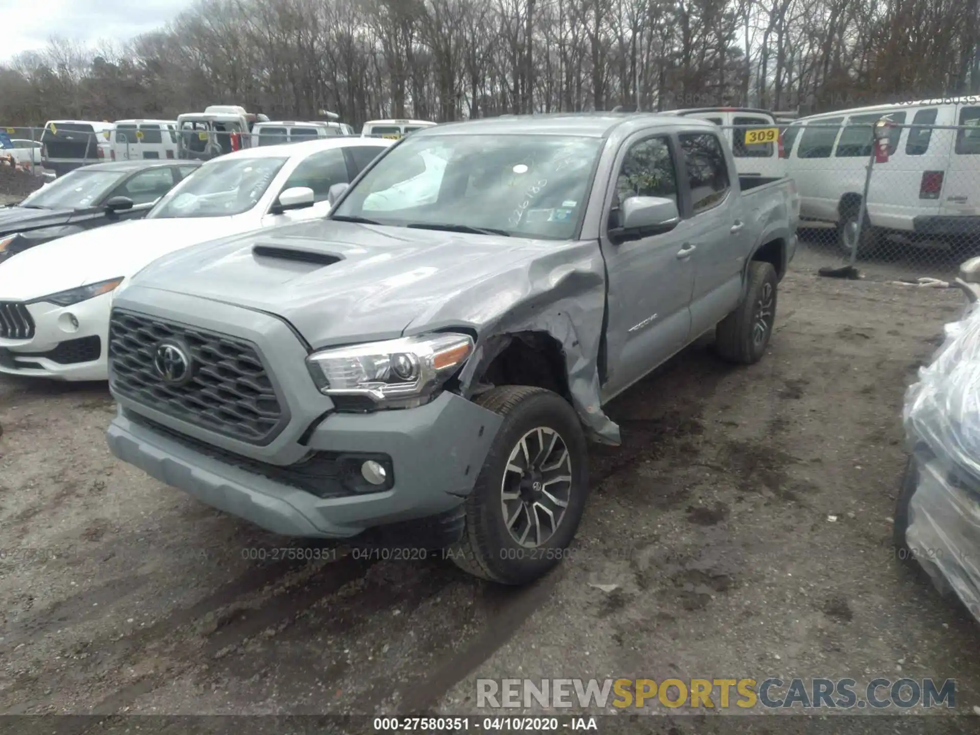 6 Photograph of a damaged car 5TFCZ5AN5LX226783 TOYOTA TACOMA 2020