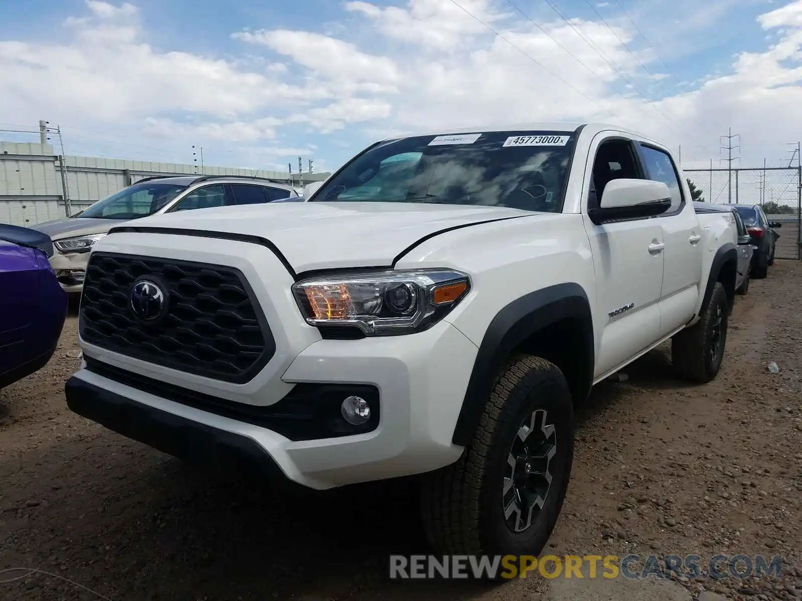 2 Photograph of a damaged car 5TFCZ5AN5LX227254 TOYOTA TACOMA 2020