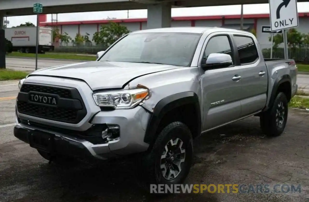 2 Photograph of a damaged car 5TFCZ5AN5LX231398 TOYOTA TACOMA 2020