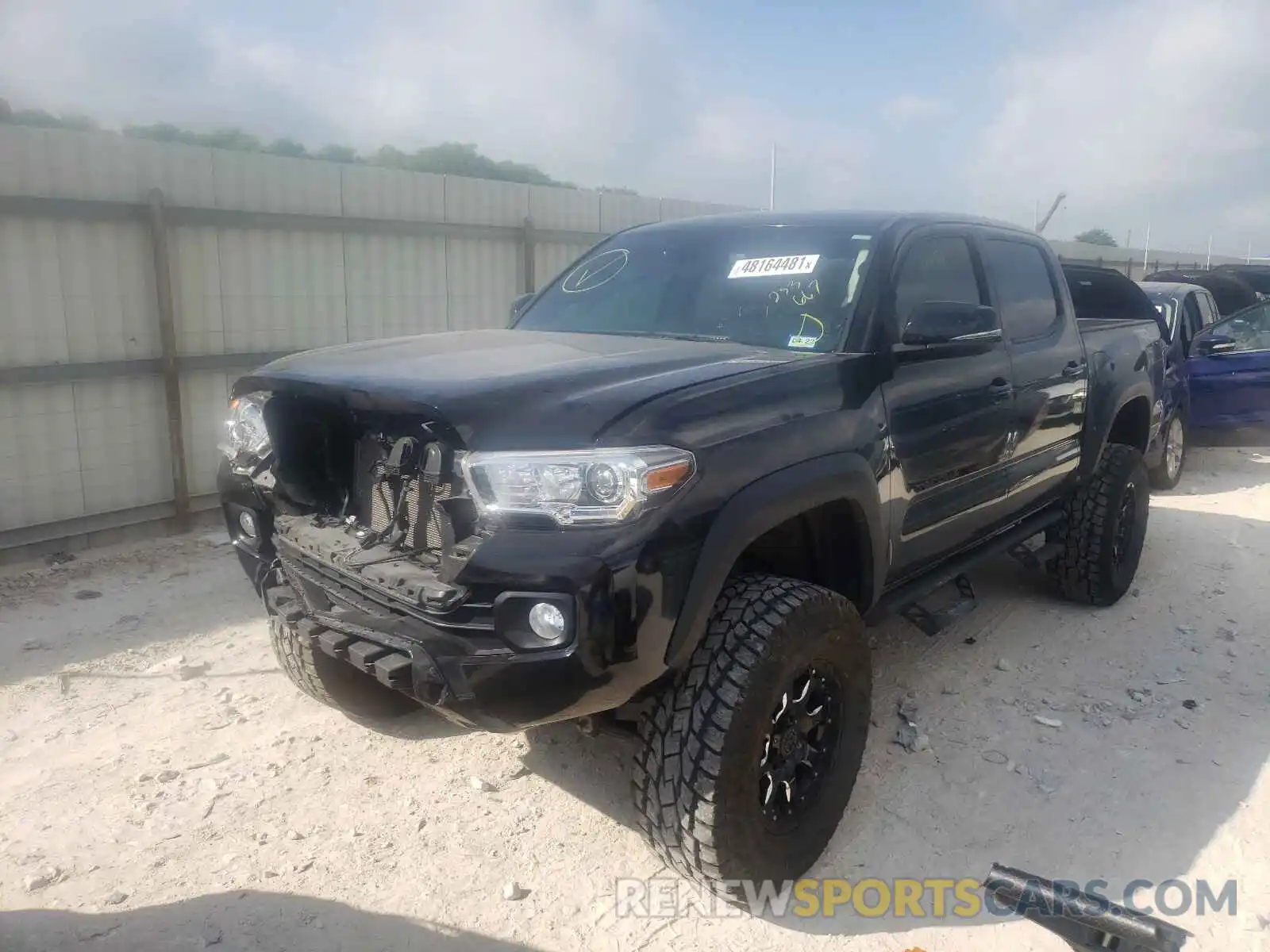 2 Photograph of a damaged car 5TFCZ5AN5LX233667 TOYOTA TACOMA 2020