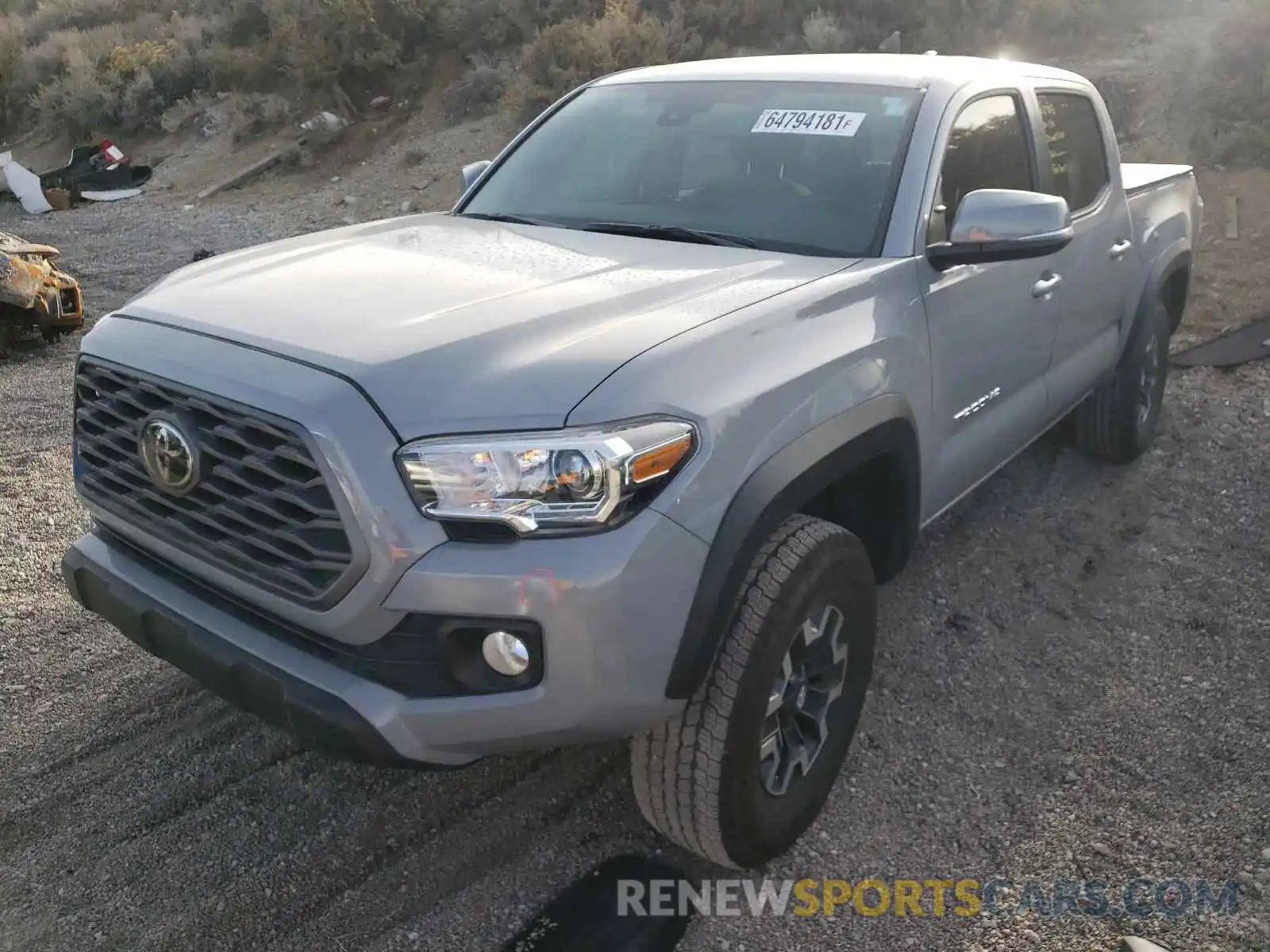 2 Photograph of a damaged car 5TFCZ5AN5LX241574 TOYOTA TACOMA 2020