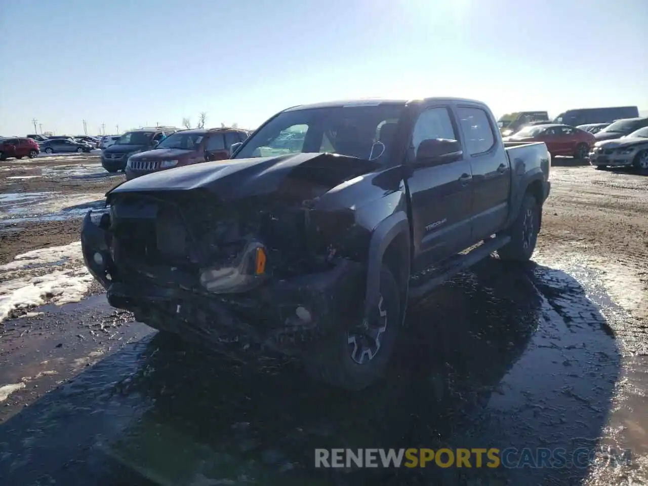 2 Photograph of a damaged car 5TFCZ5AN6LX219809 TOYOTA TACOMA 2020