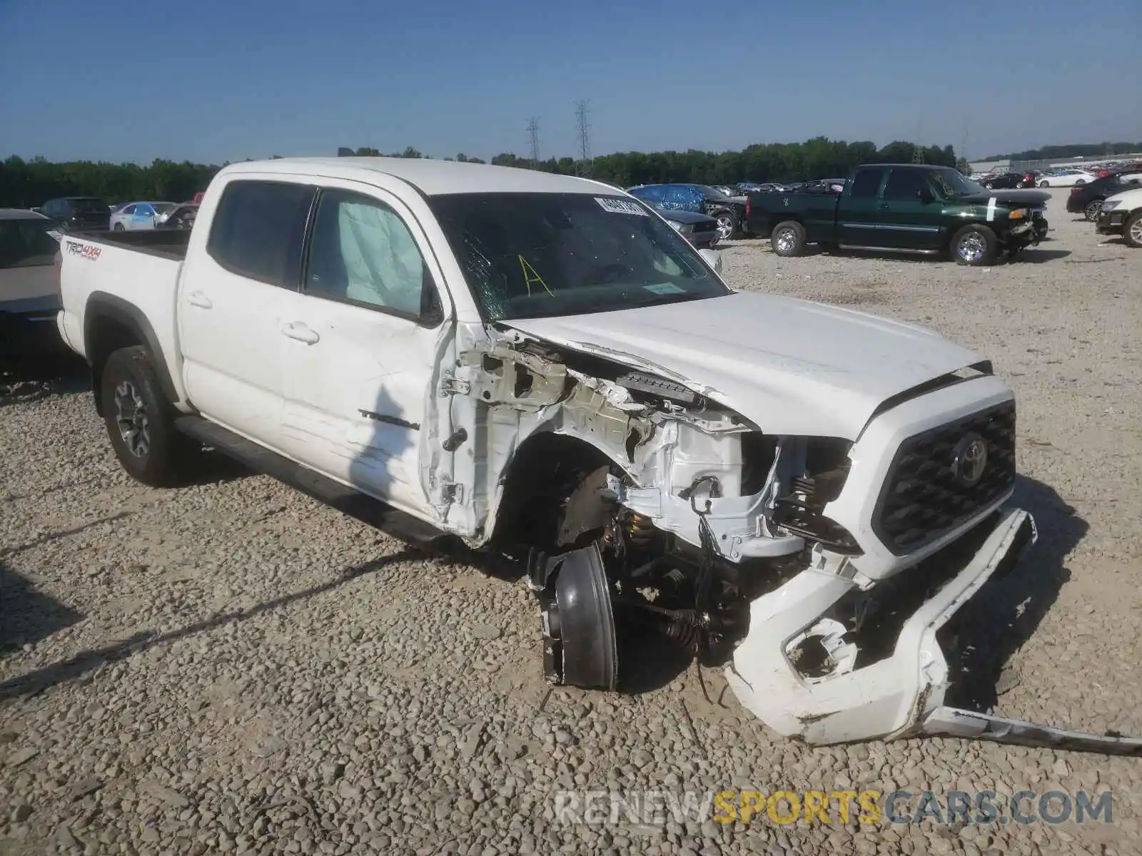 1 Photograph of a damaged car 5TFCZ5AN6LX224637 TOYOTA TACOMA 2020