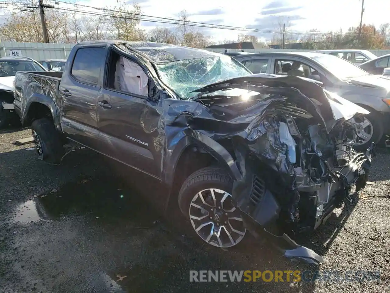 1 Photograph of a damaged car 5TFCZ5AN6LX229398 TOYOTA TACOMA 2020