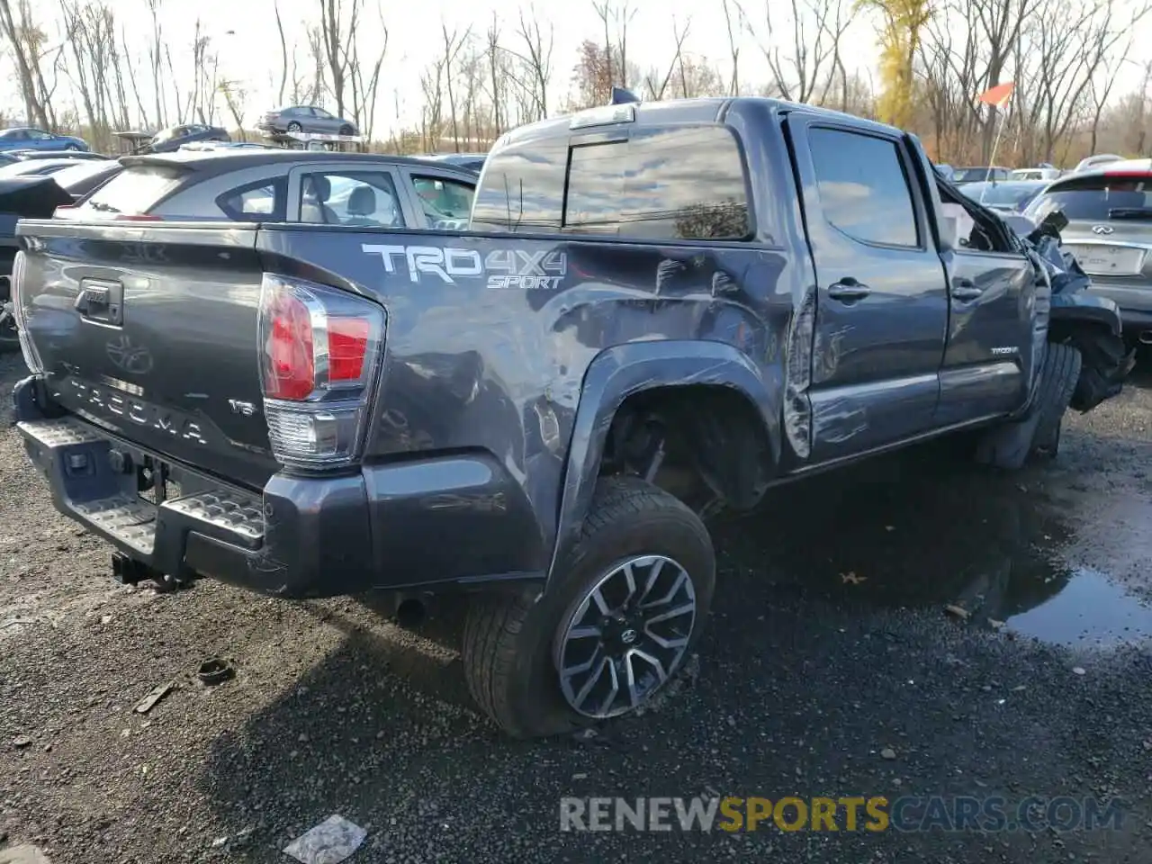 4 Фотография поврежденного автомобиля 5TFCZ5AN6LX229398 TOYOTA TACOMA 2020