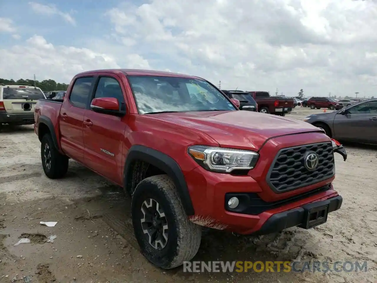 1 Photograph of a damaged car 5TFCZ5AN6LX229644 TOYOTA TACOMA 2020