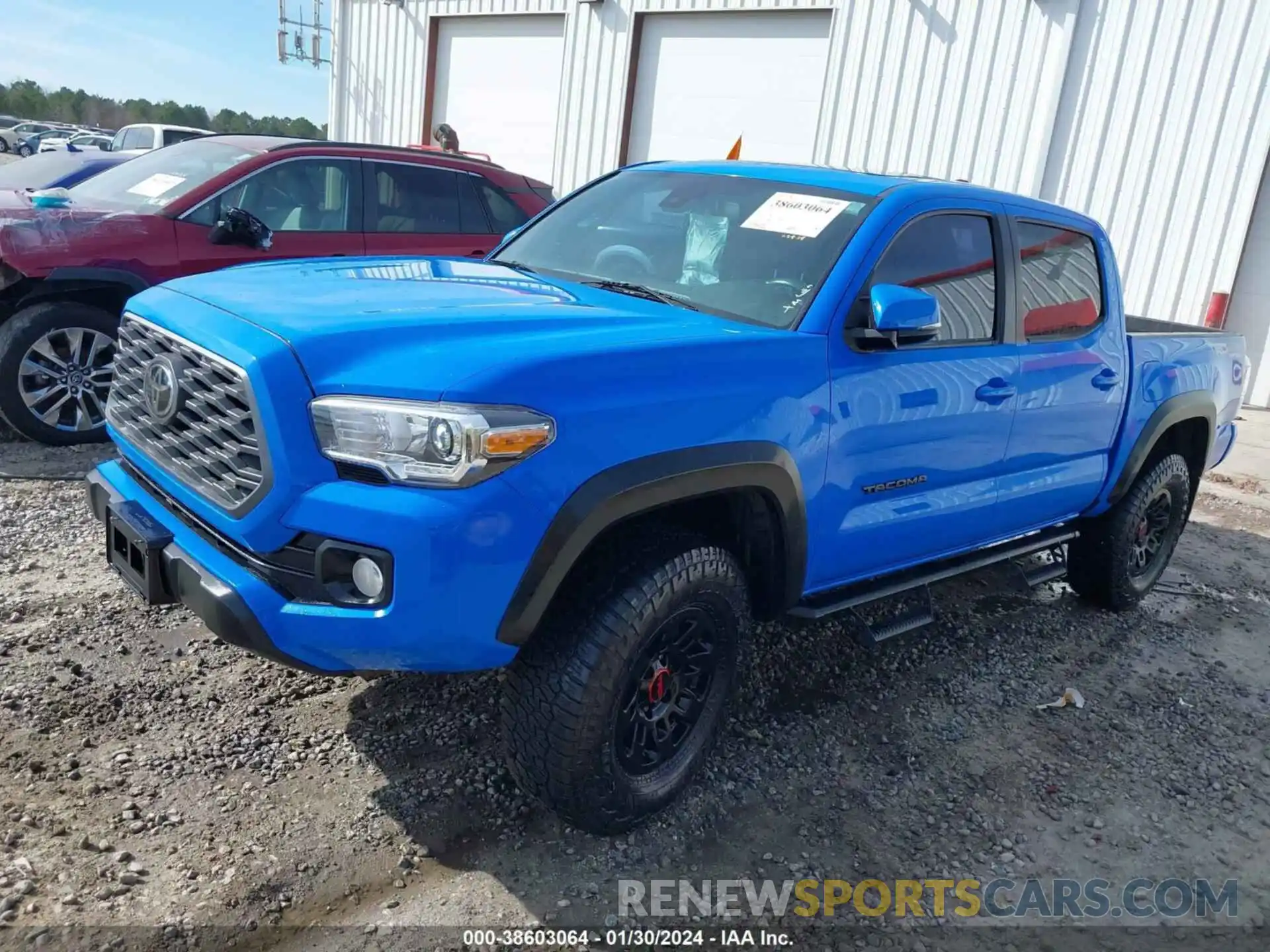 2 Photograph of a damaged car 5TFCZ5AN6LX231183 TOYOTA TACOMA 2020