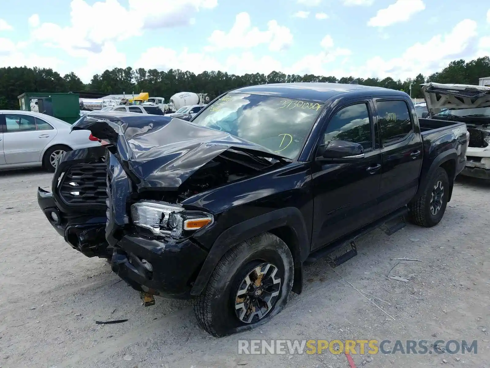 2 Photograph of a damaged car 5TFCZ5AN6LX232558 TOYOTA TACOMA 2020