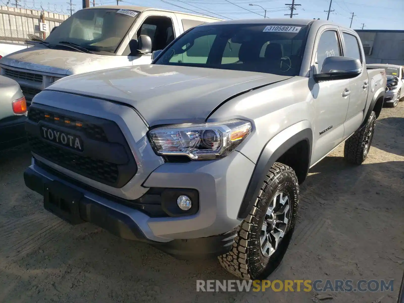 2 Photograph of a damaged car 5TFCZ5AN6LX234794 TOYOTA TACOMA 2020