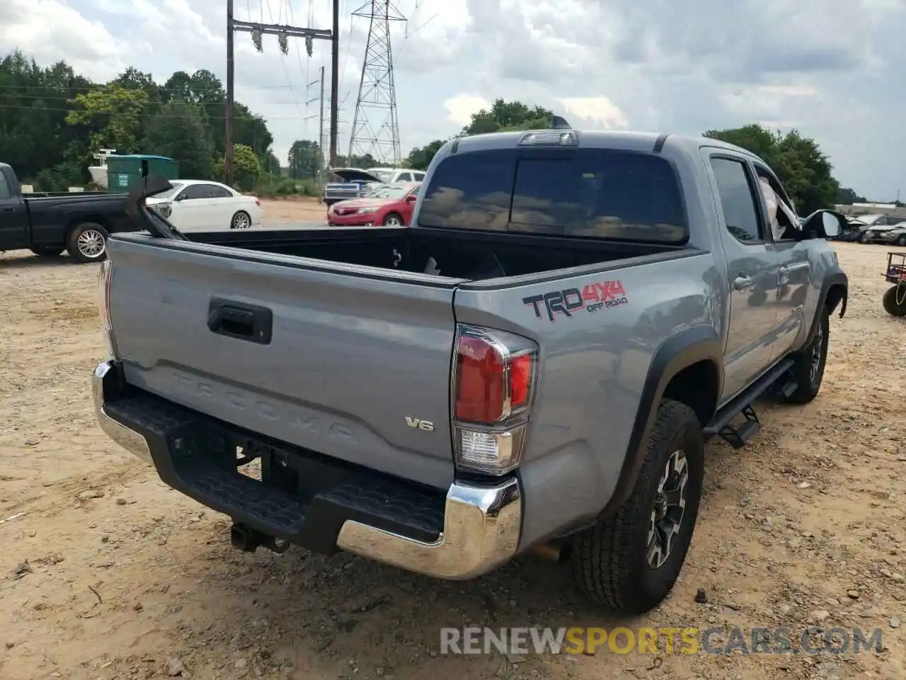 4 Фотография поврежденного автомобиля 5TFCZ5AN6LX236366 TOYOTA TACOMA 2020