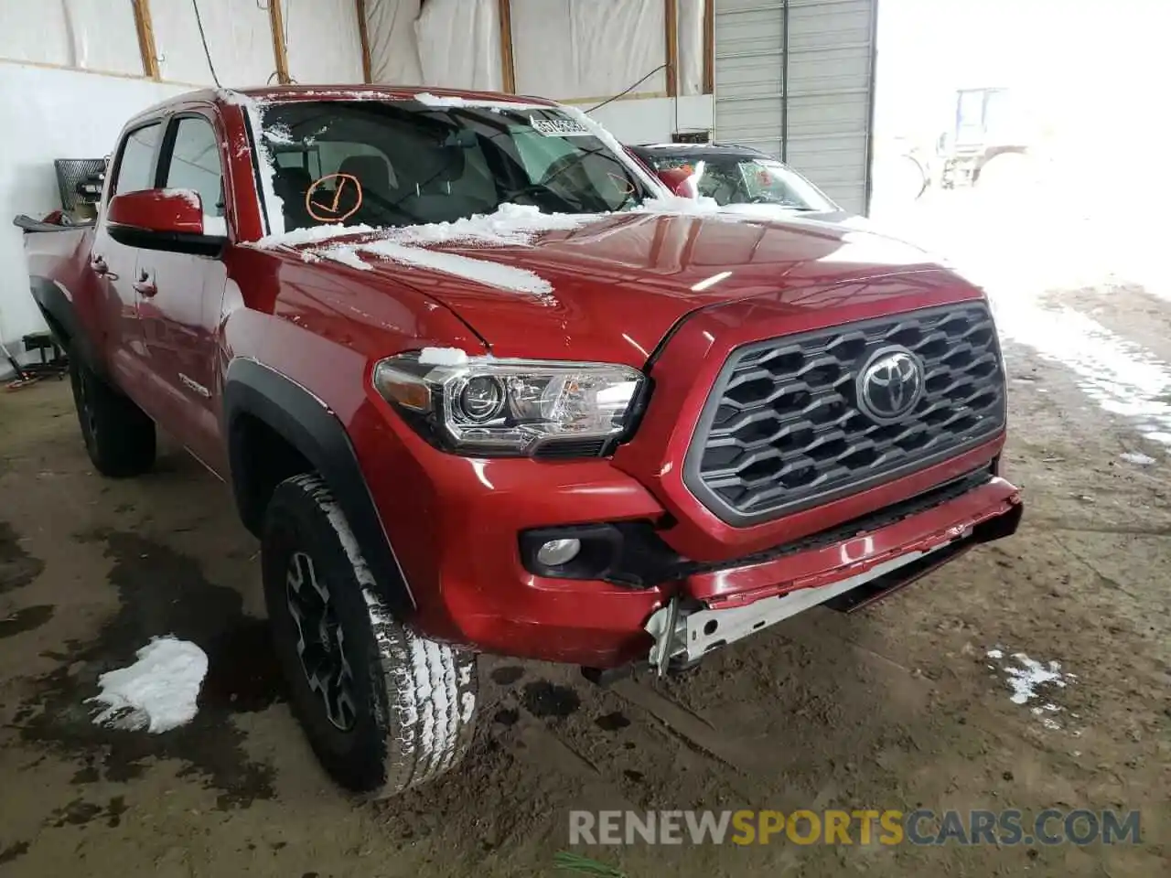 1 Photograph of a damaged car 5TFCZ5AN6LX240871 TOYOTA TACOMA 2020