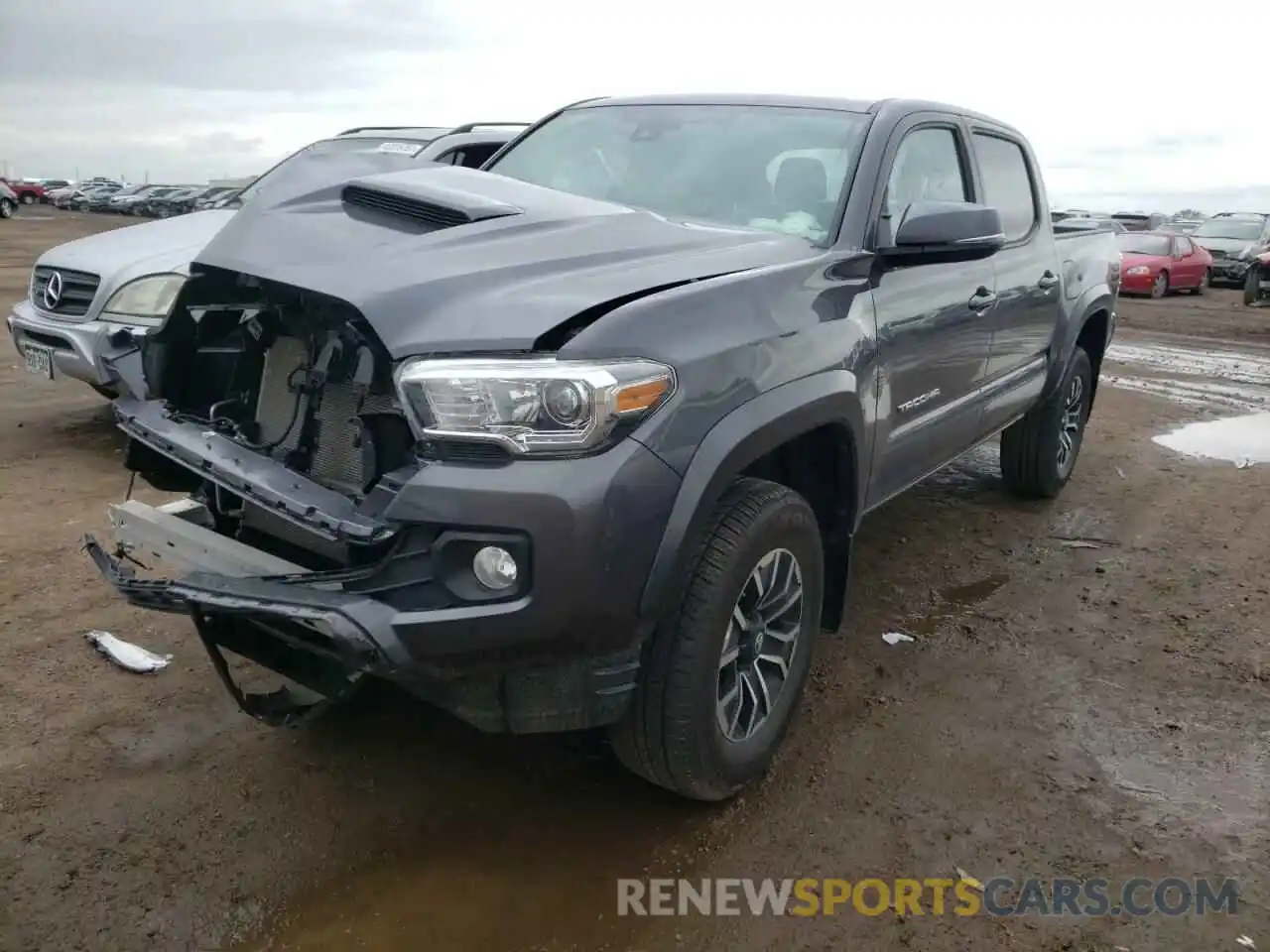 2 Photograph of a damaged car 5TFCZ5AN6LX241051 TOYOTA TACOMA 2020