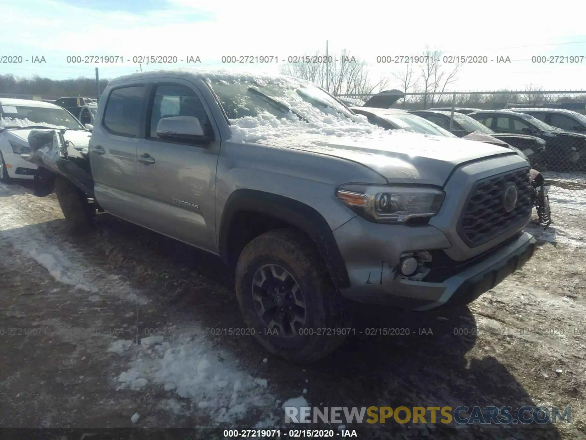 1 Фотография поврежденного автомобиля 5TFCZ5AN7LX214246 TOYOTA TACOMA 2020