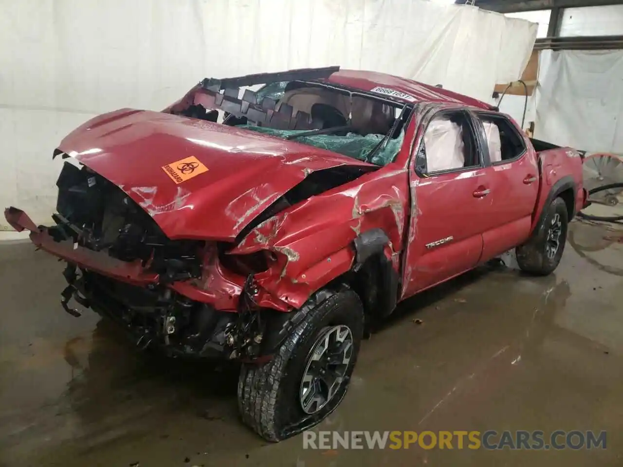 2 Photograph of a damaged car 5TFCZ5AN7LX217762 TOYOTA TACOMA 2020