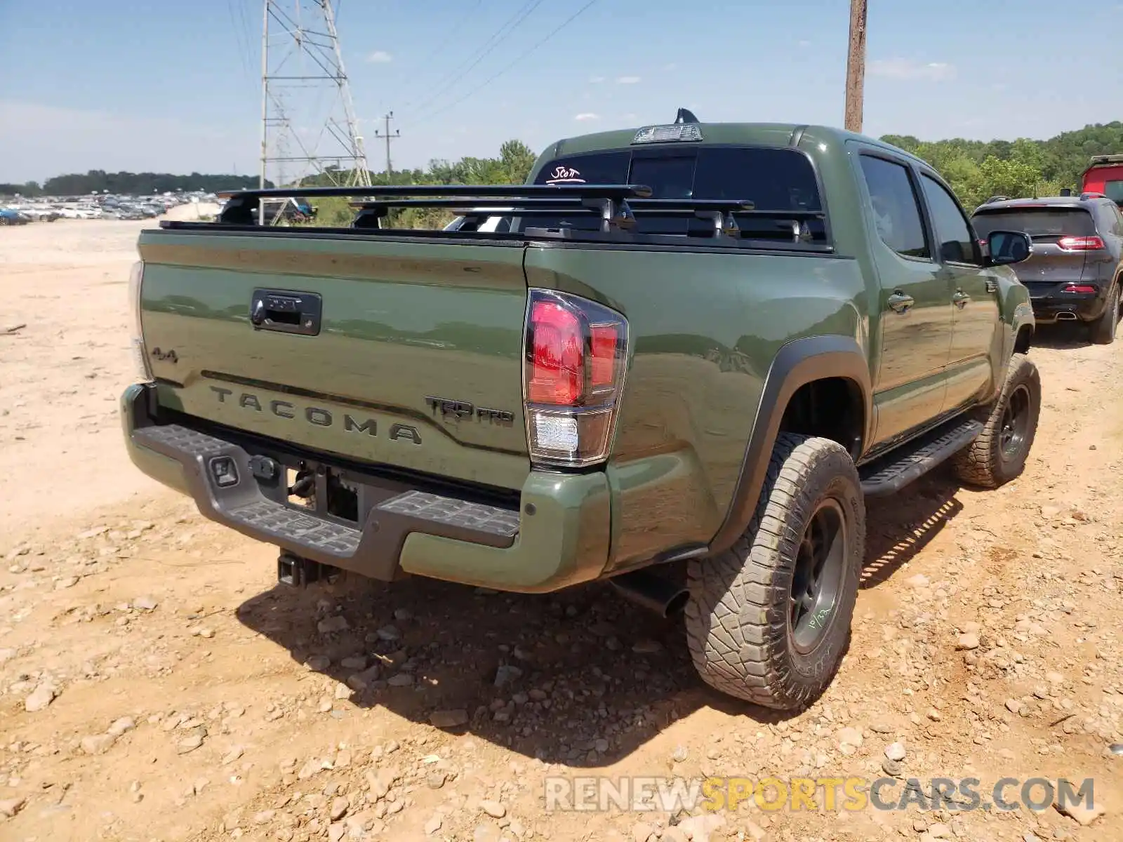 4 Photograph of a damaged car 5TFCZ5AN7LX218121 TOYOTA TACOMA 2020