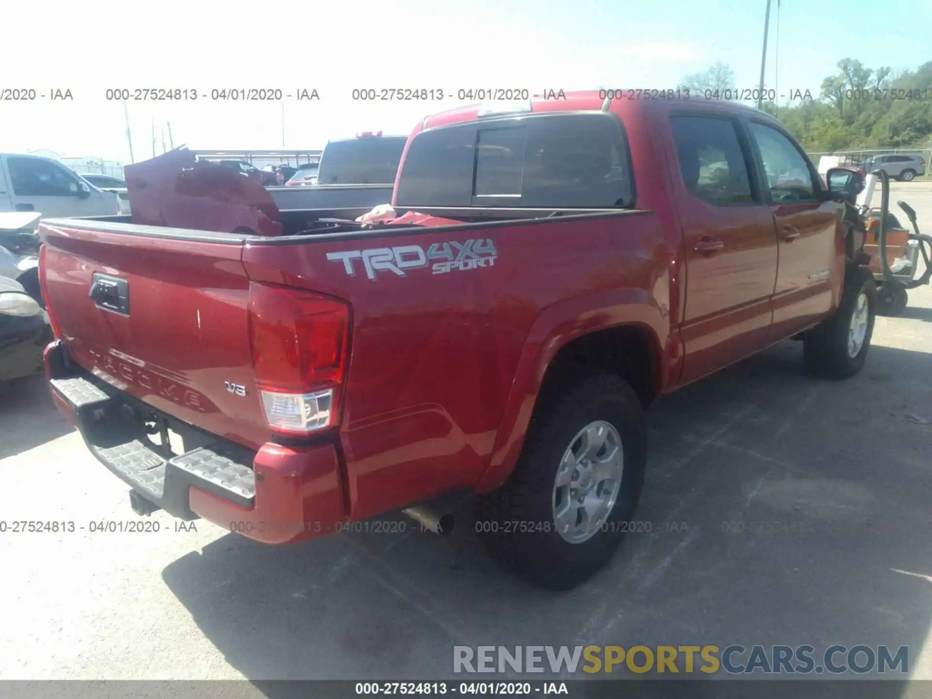 4 Photograph of a damaged car 5TFCZ5AN7LX218149 TOYOTA TACOMA 2020