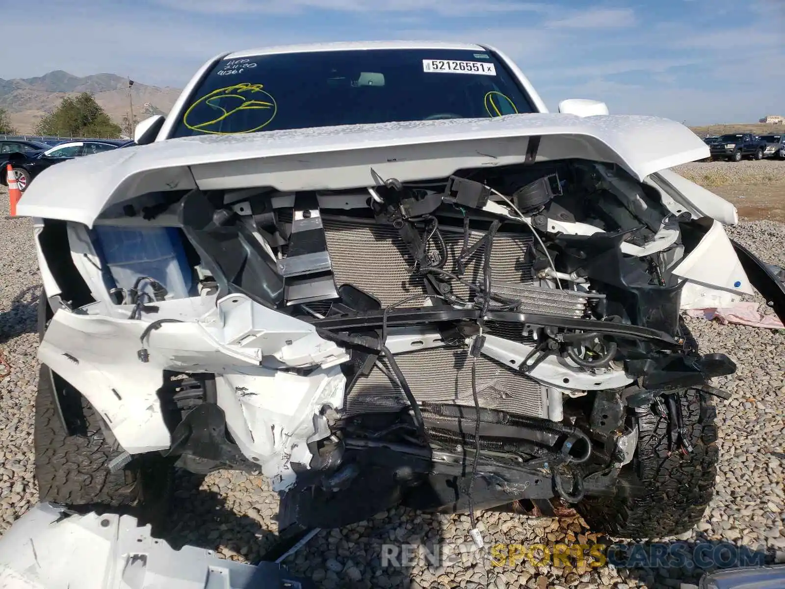 9 Photograph of a damaged car 5TFCZ5AN7LX220192 TOYOTA TACOMA 2020