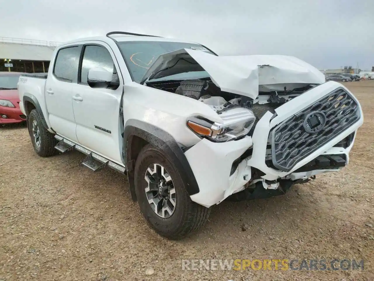 1 Photograph of a damaged car 5TFCZ5AN7LX222606 TOYOTA TACOMA 2020