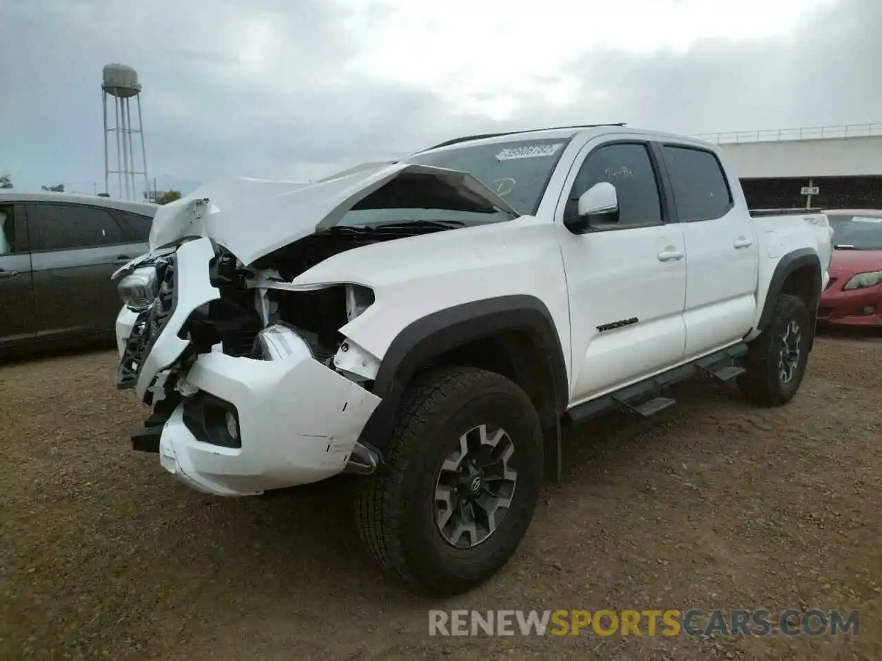 2 Photograph of a damaged car 5TFCZ5AN7LX222606 TOYOTA TACOMA 2020