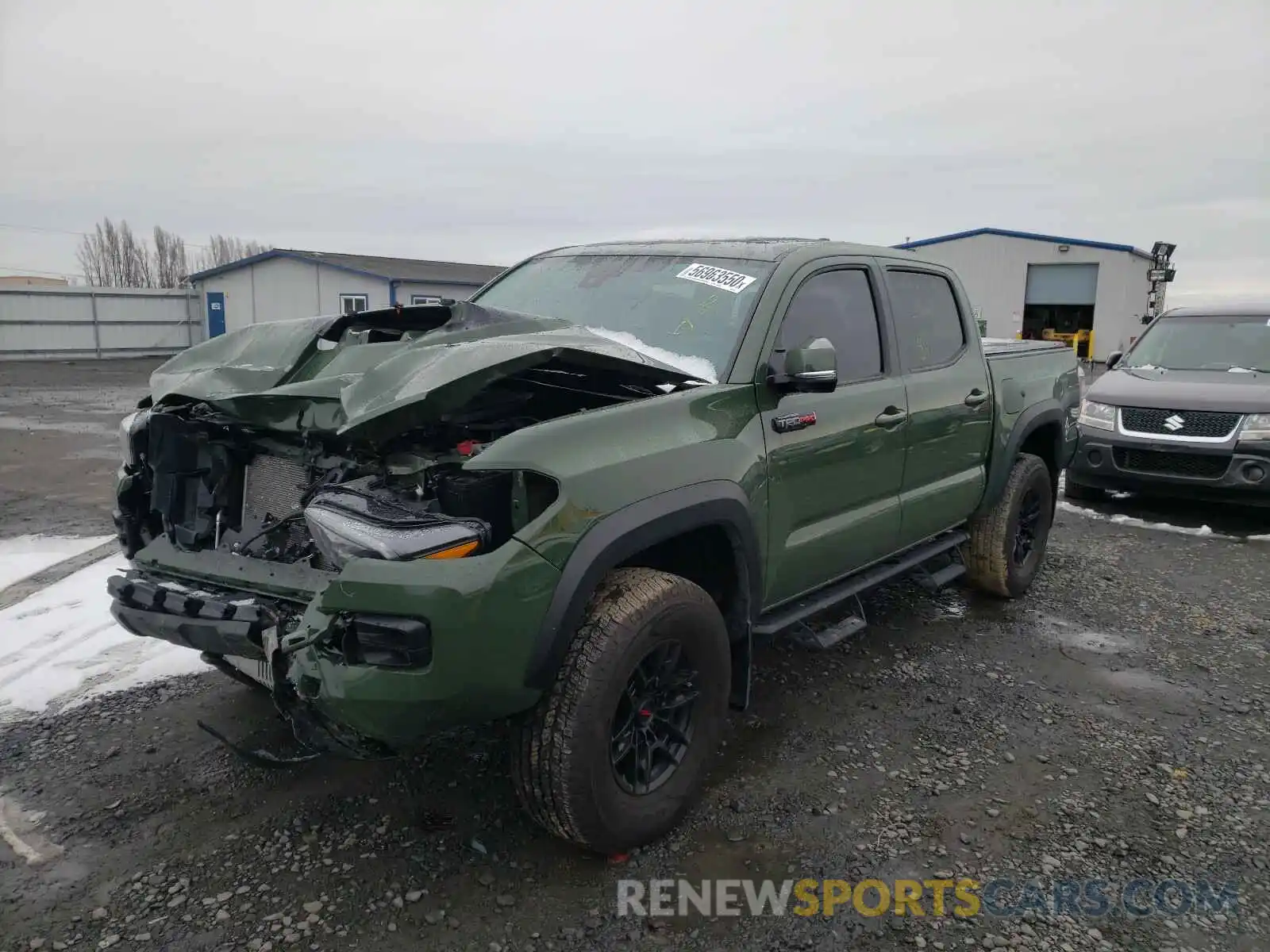 2 Photograph of a damaged car 5TFCZ5AN7LX225280 TOYOTA TACOMA 2020