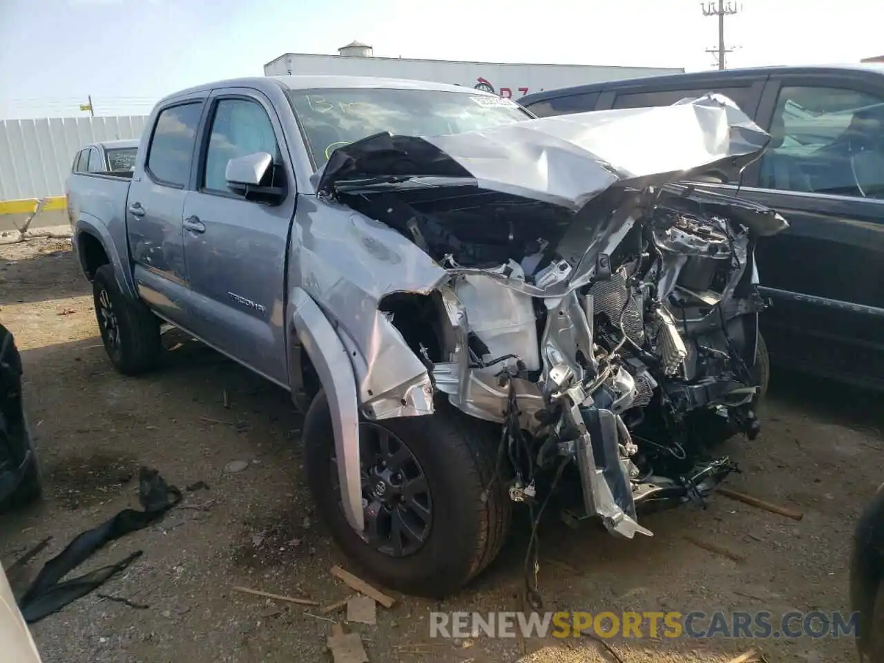 1 Photograph of a damaged car 5TFCZ5AN7LX227675 TOYOTA TACOMA 2020