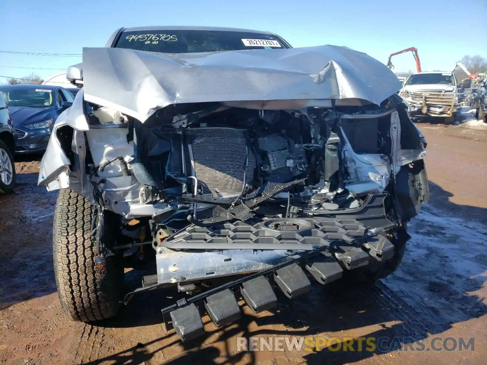 9 Photograph of a damaged car 5TFCZ5AN7LX229779 TOYOTA TACOMA 2020