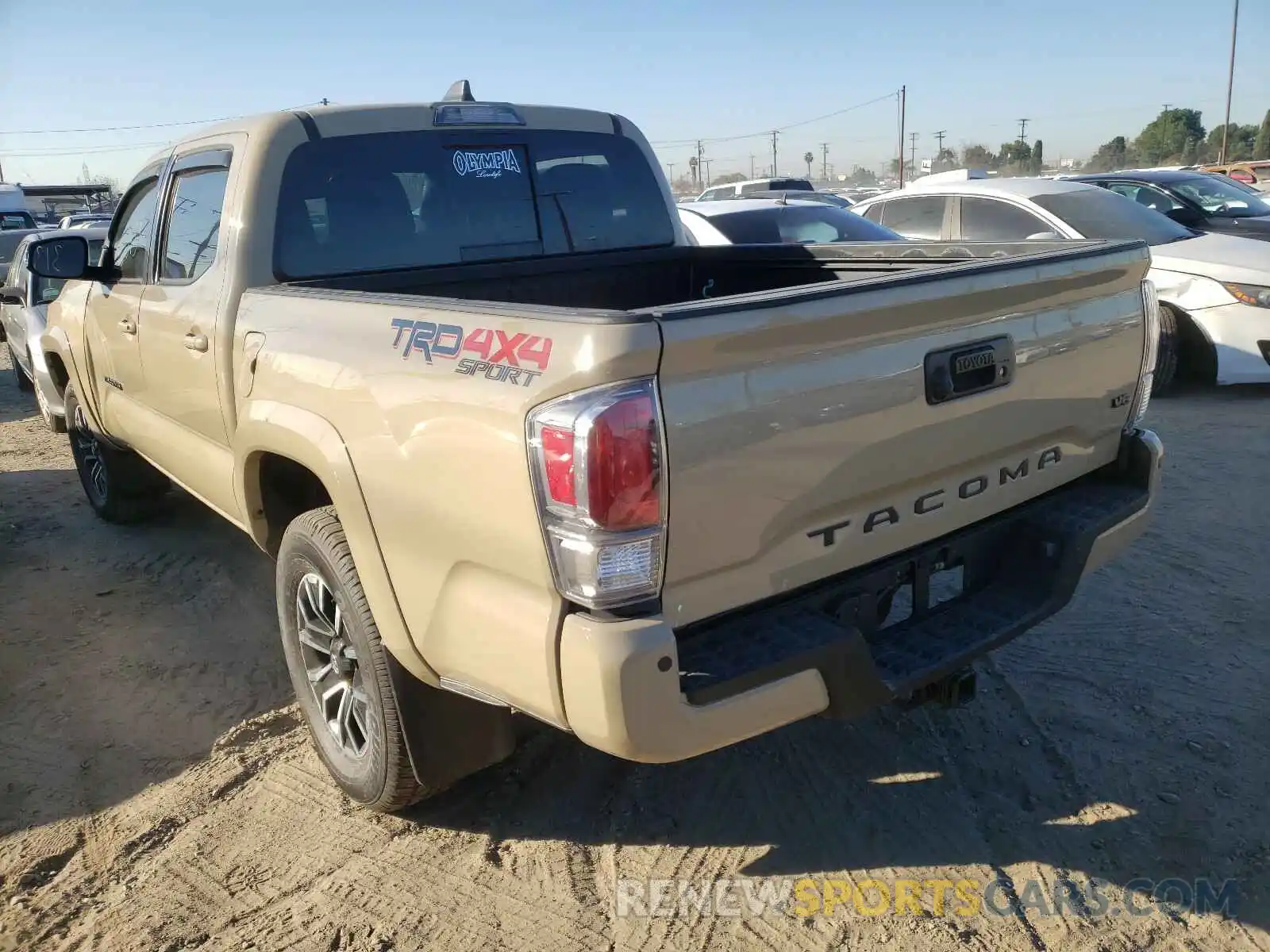 3 Photograph of a damaged car 5TFCZ5AN7LX230625 TOYOTA TACOMA 2020