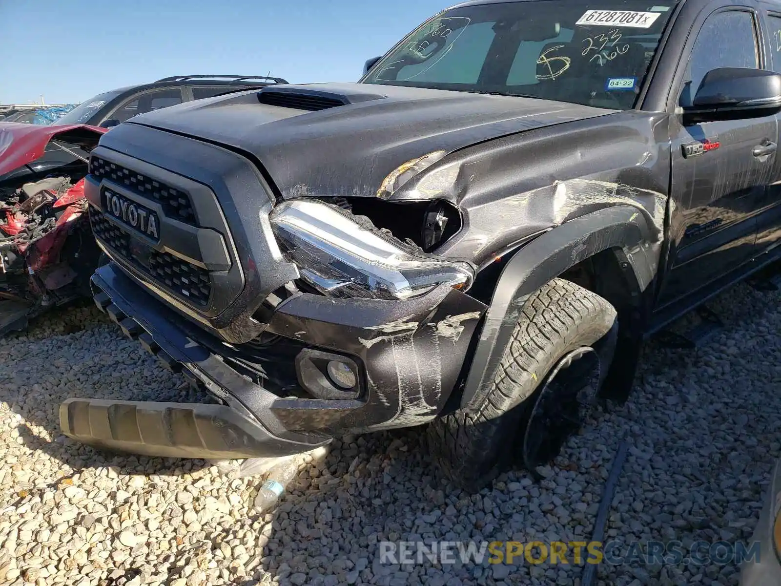 9 Photograph of a damaged car 5TFCZ5AN7LX233766 TOYOTA TACOMA 2020