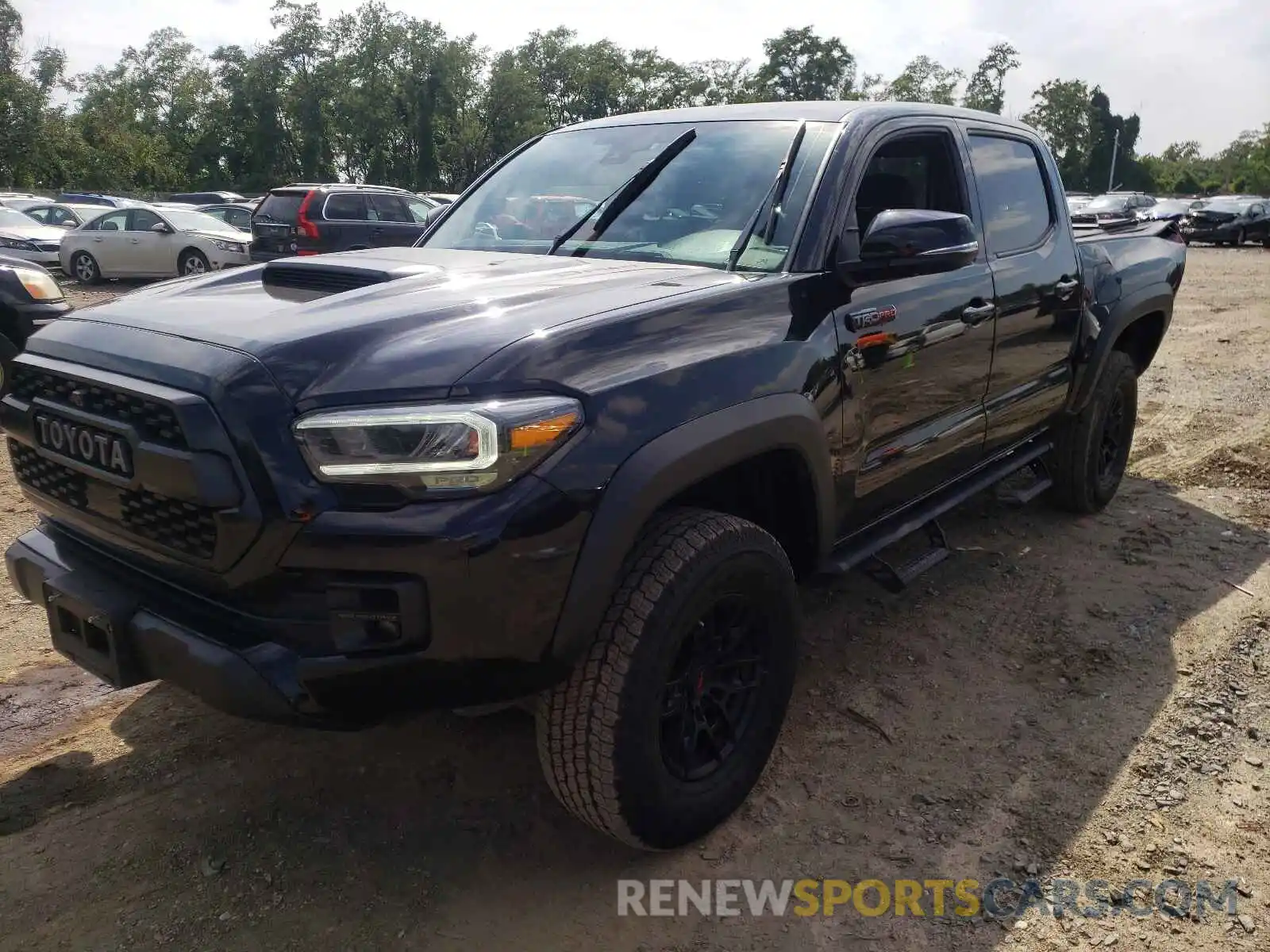 2 Photograph of a damaged car 5TFCZ5AN7LX235873 TOYOTA TACOMA 2020