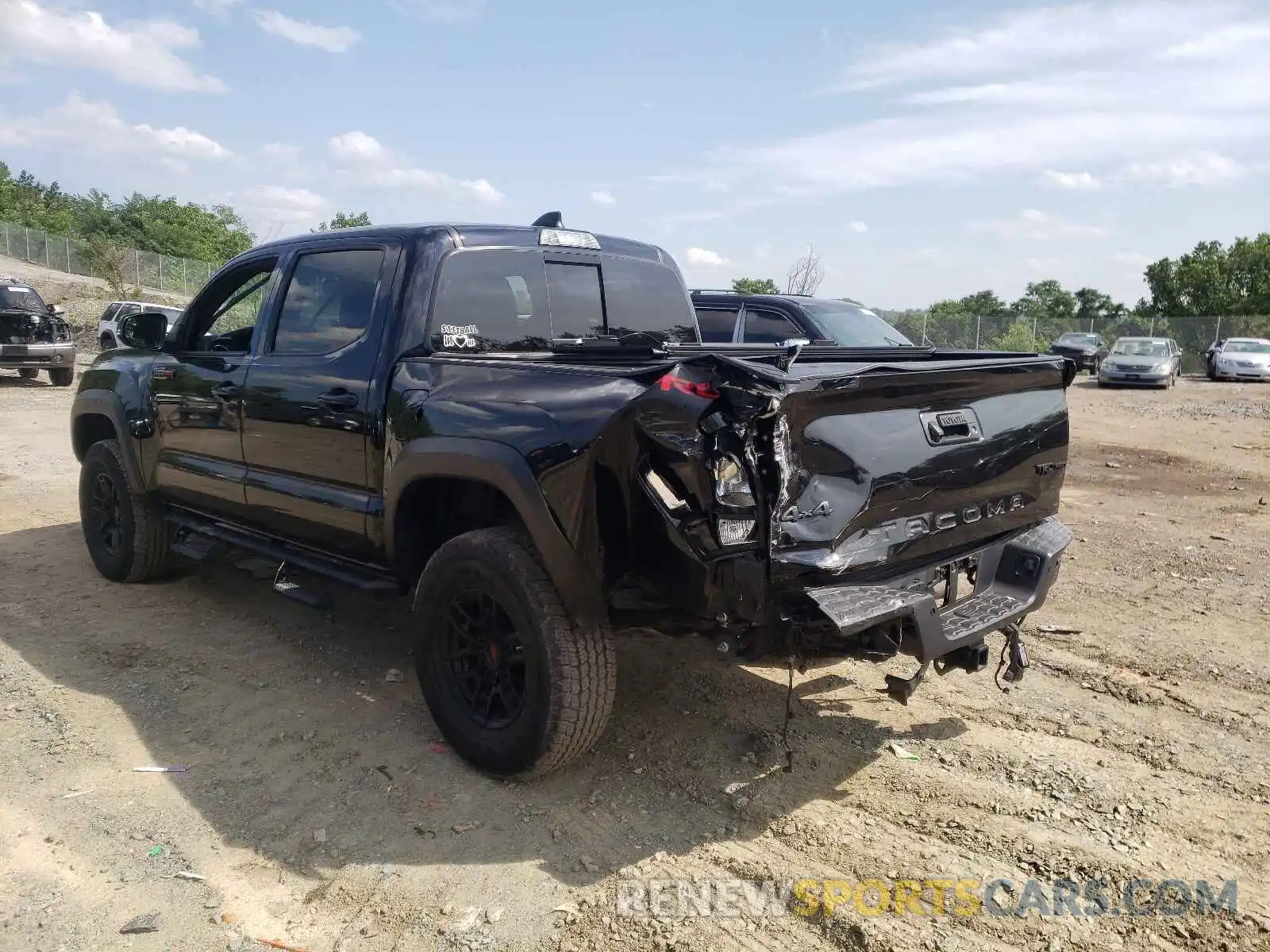 3 Photograph of a damaged car 5TFCZ5AN7LX235873 TOYOTA TACOMA 2020