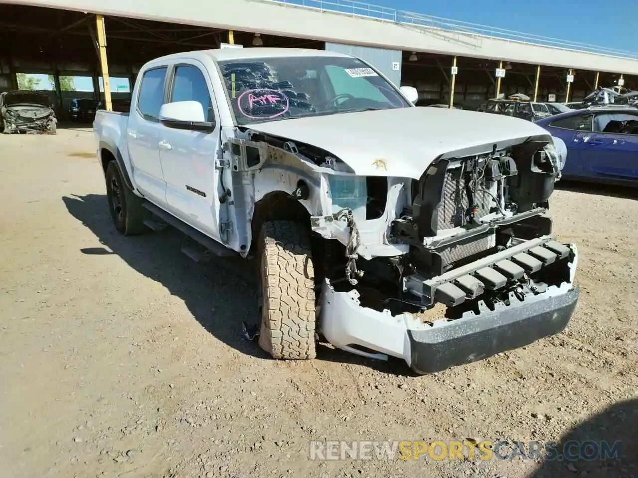 9 Photograph of a damaged car 5TFCZ5AN7LX242421 TOYOTA TACOMA 2020