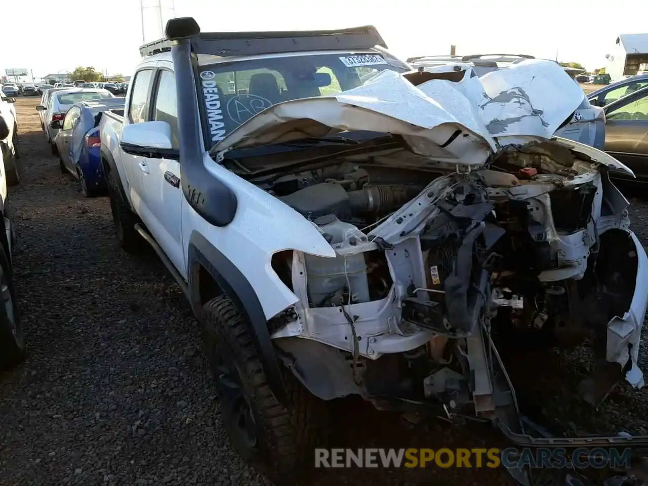 1 Photograph of a damaged car 5TFCZ5AN8LX217415 TOYOTA TACOMA 2020