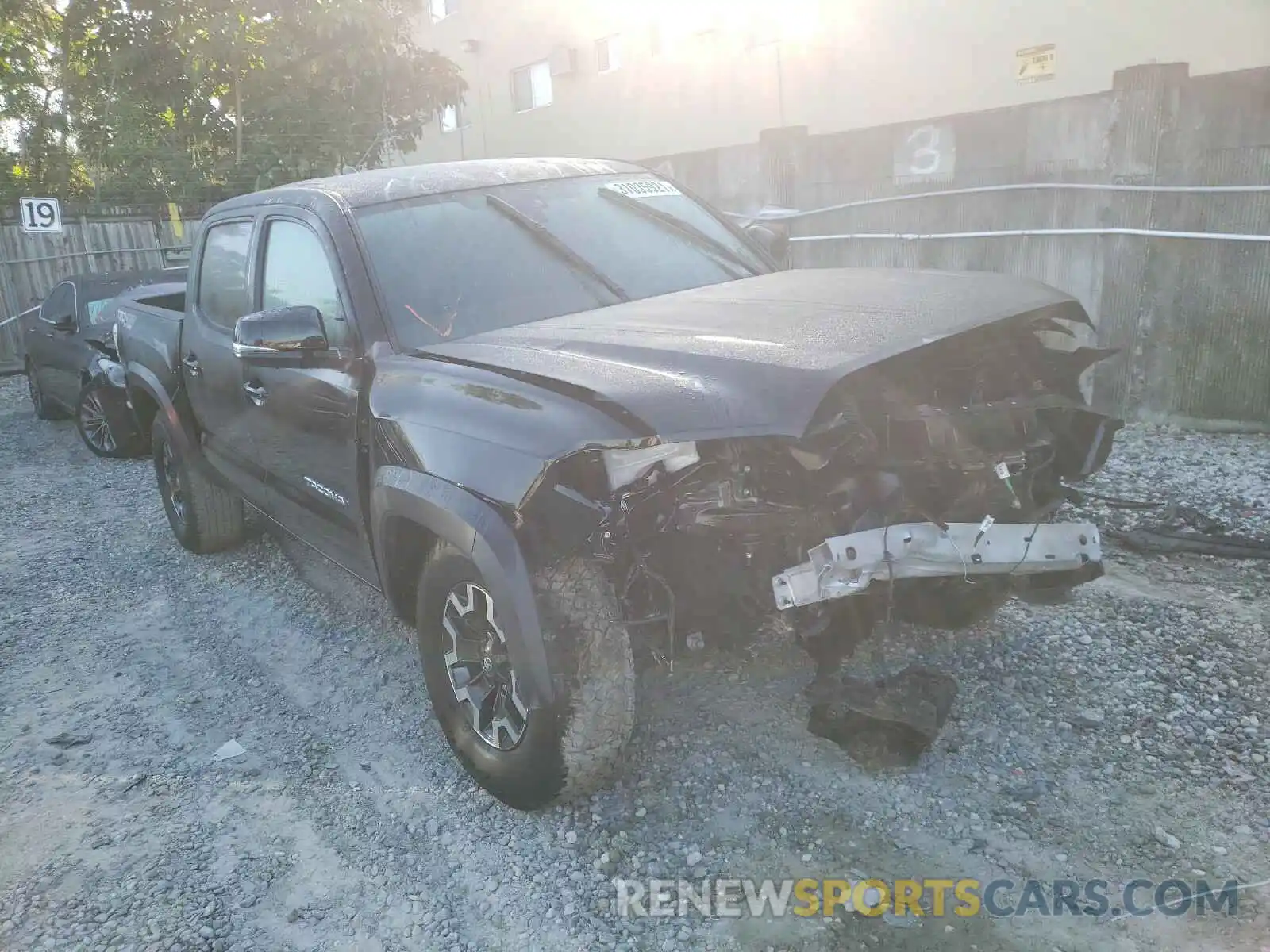 1 Photograph of a damaged car 5TFCZ5AN8LX222145 TOYOTA TACOMA 2020