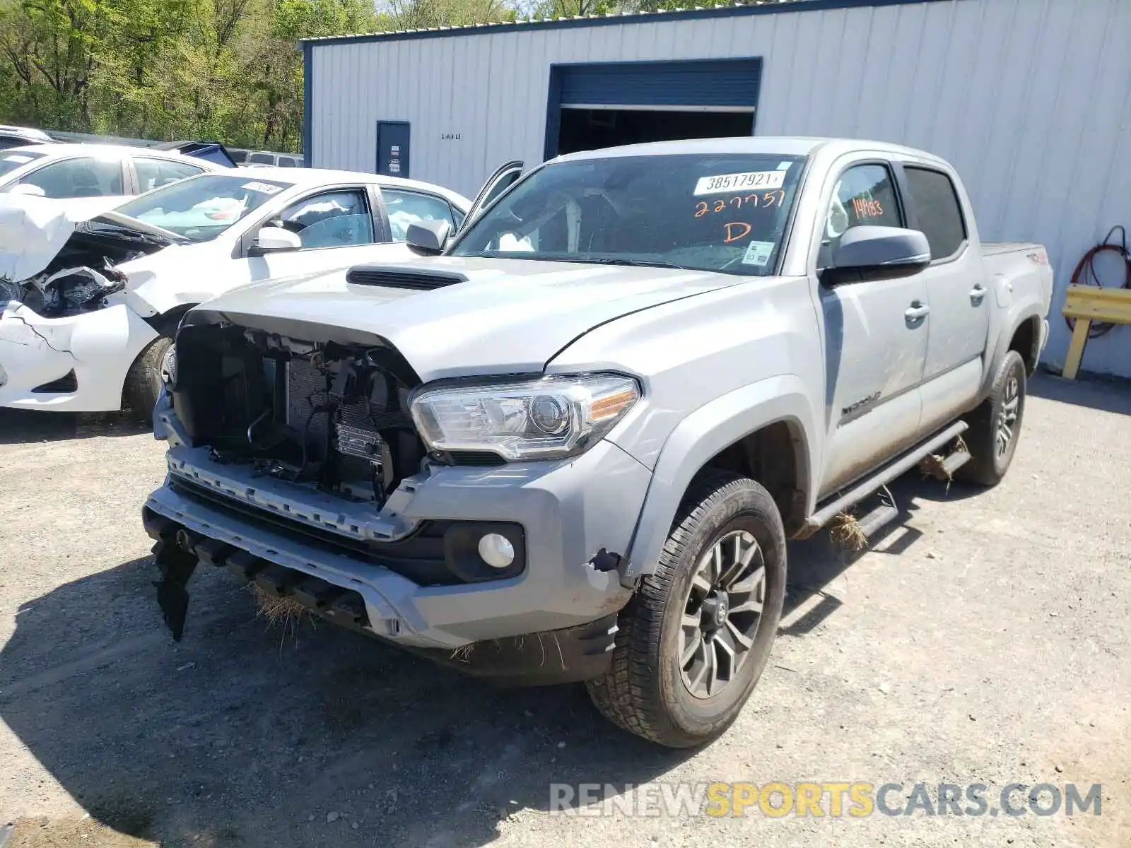 2 Photograph of a damaged car 5TFCZ5AN8LX227751 TOYOTA TACOMA 2020