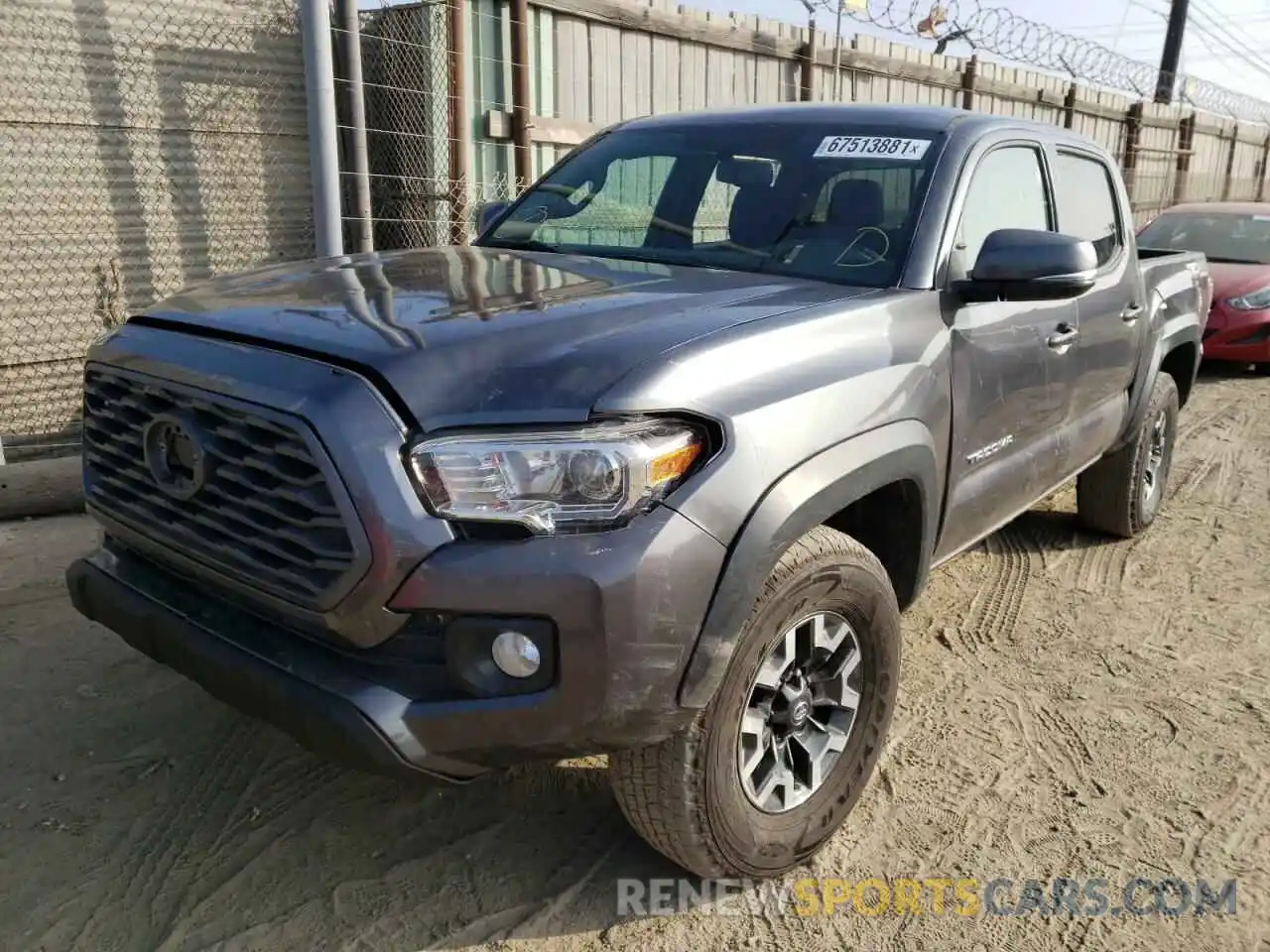 2 Photograph of a damaged car 5TFCZ5AN8LX230181 TOYOTA TACOMA 2020