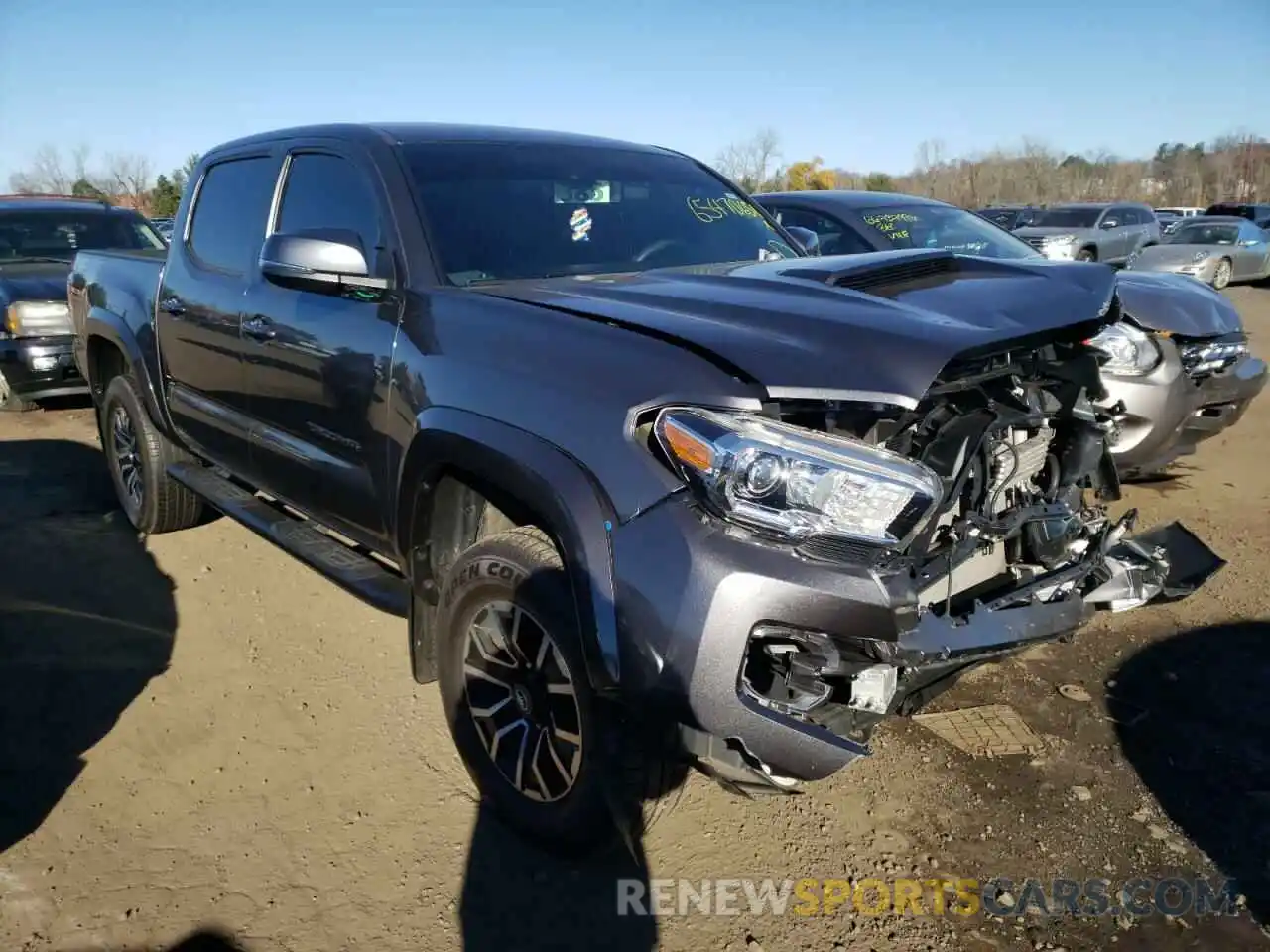 1 Photograph of a damaged car 5TFCZ5AN8LX232724 TOYOTA TACOMA 2020