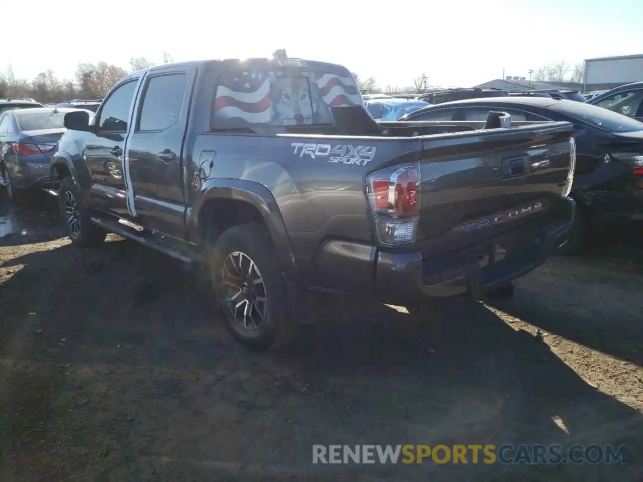 3 Photograph of a damaged car 5TFCZ5AN8LX232724 TOYOTA TACOMA 2020