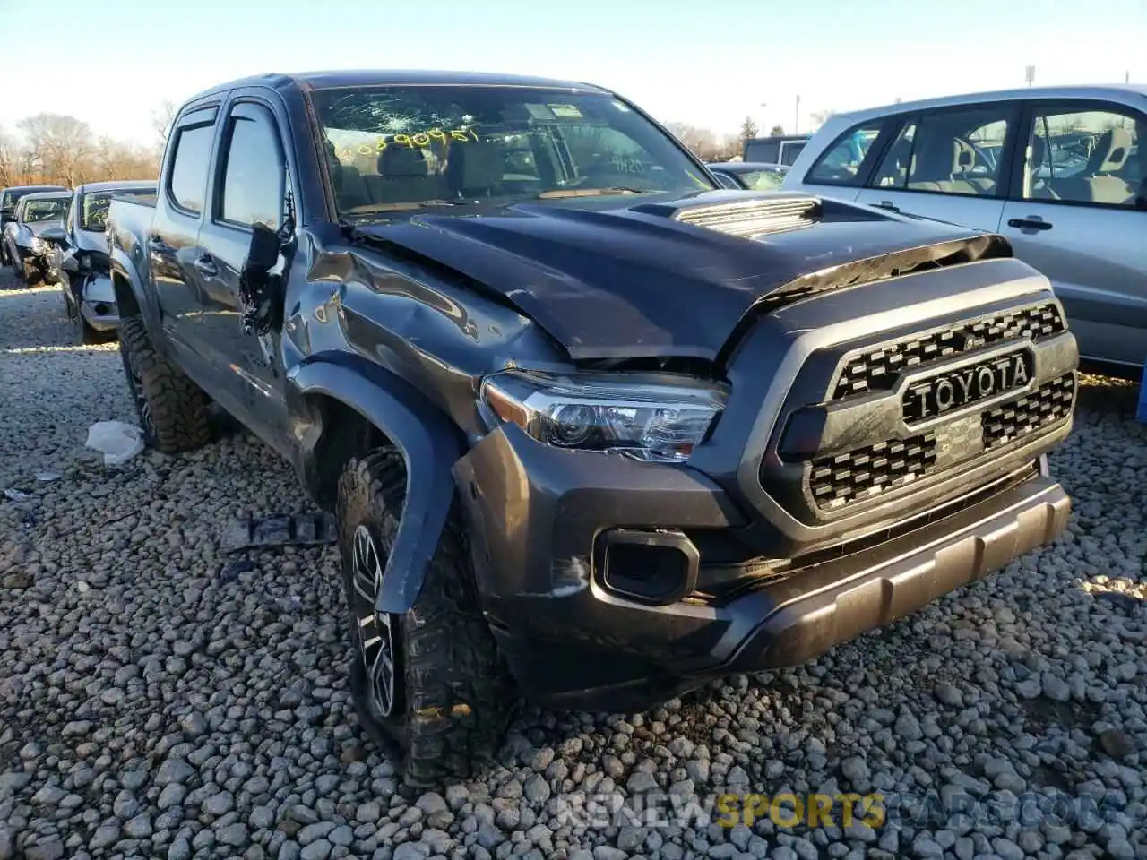 1 Photograph of a damaged car 5TFCZ5AN8LX233839 TOYOTA TACOMA 2020