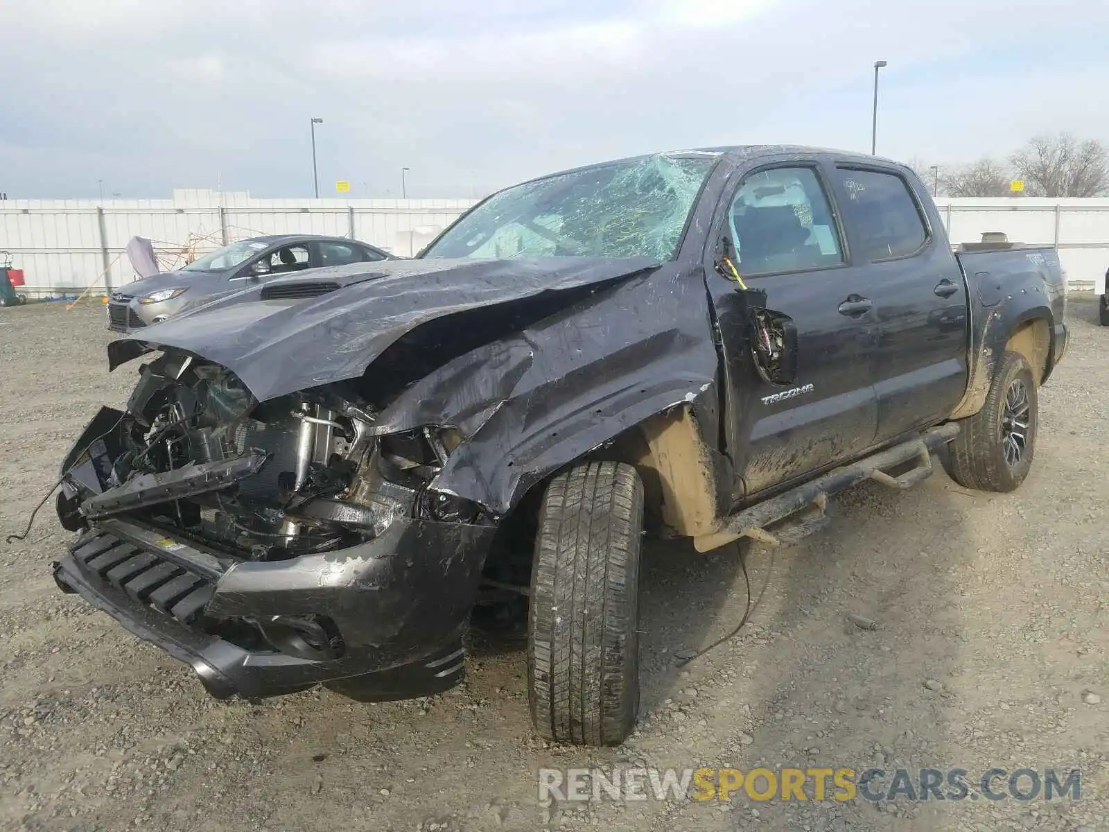 2 Photograph of a damaged car 5TFCZ5AN8LX233873 TOYOTA TACOMA 2020