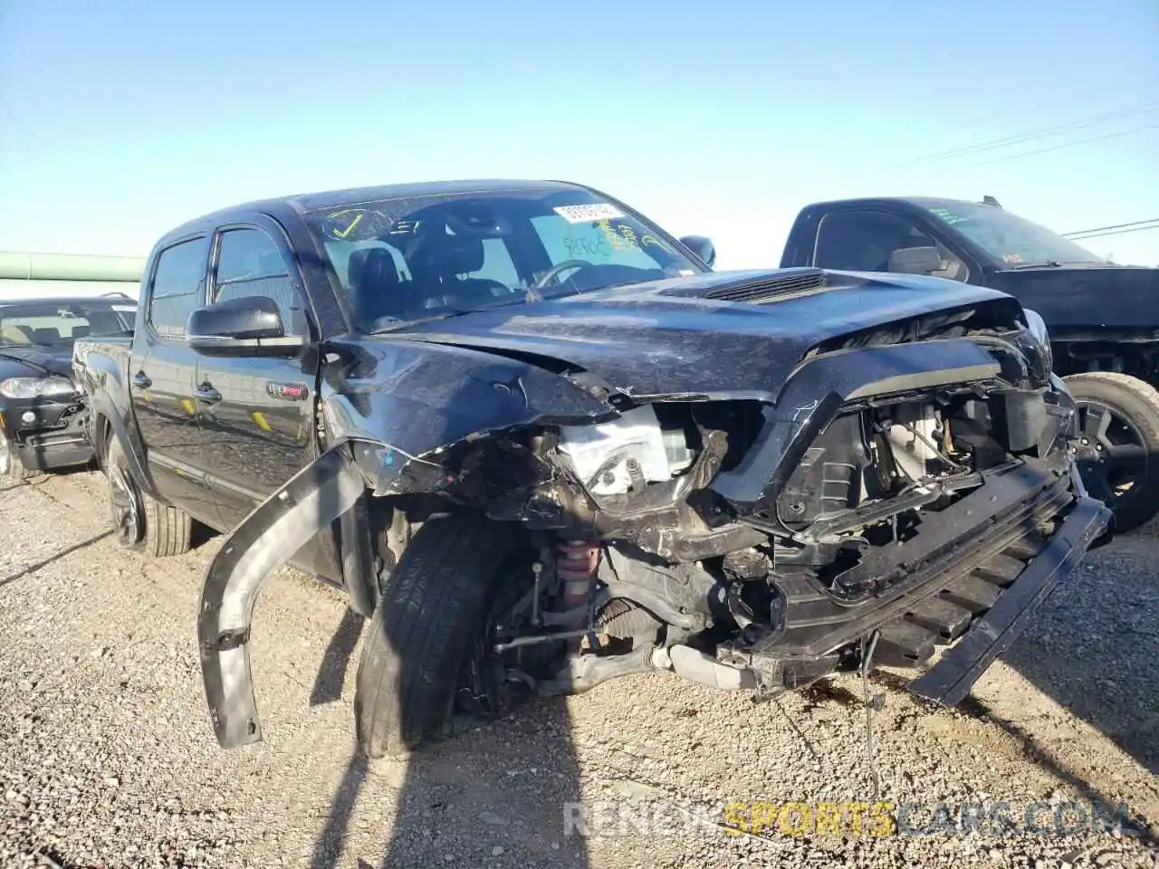 1 Photograph of a damaged car 5TFCZ5AN8LX233887 TOYOTA TACOMA 2020