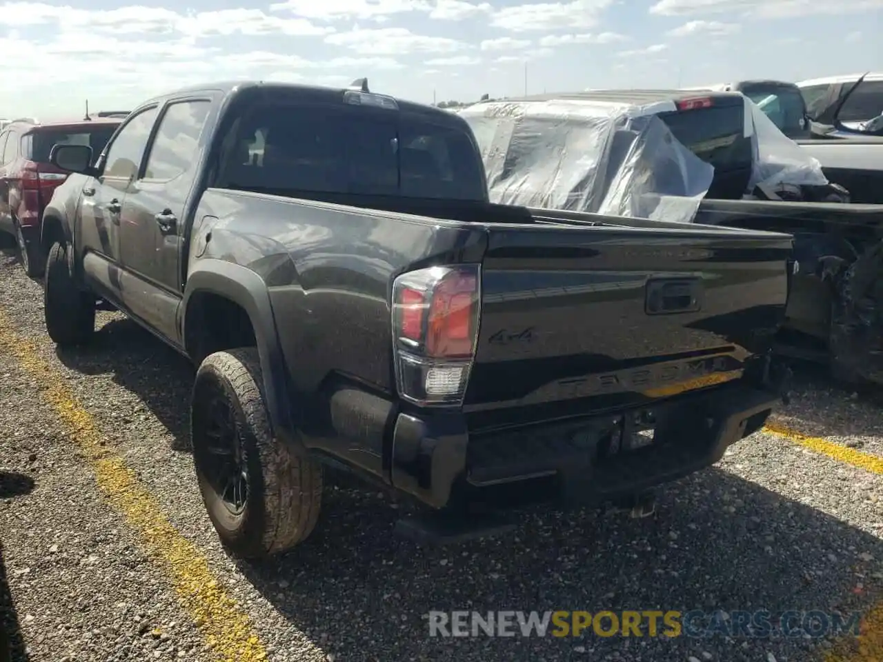 3 Photograph of a damaged car 5TFCZ5AN8LX233887 TOYOTA TACOMA 2020