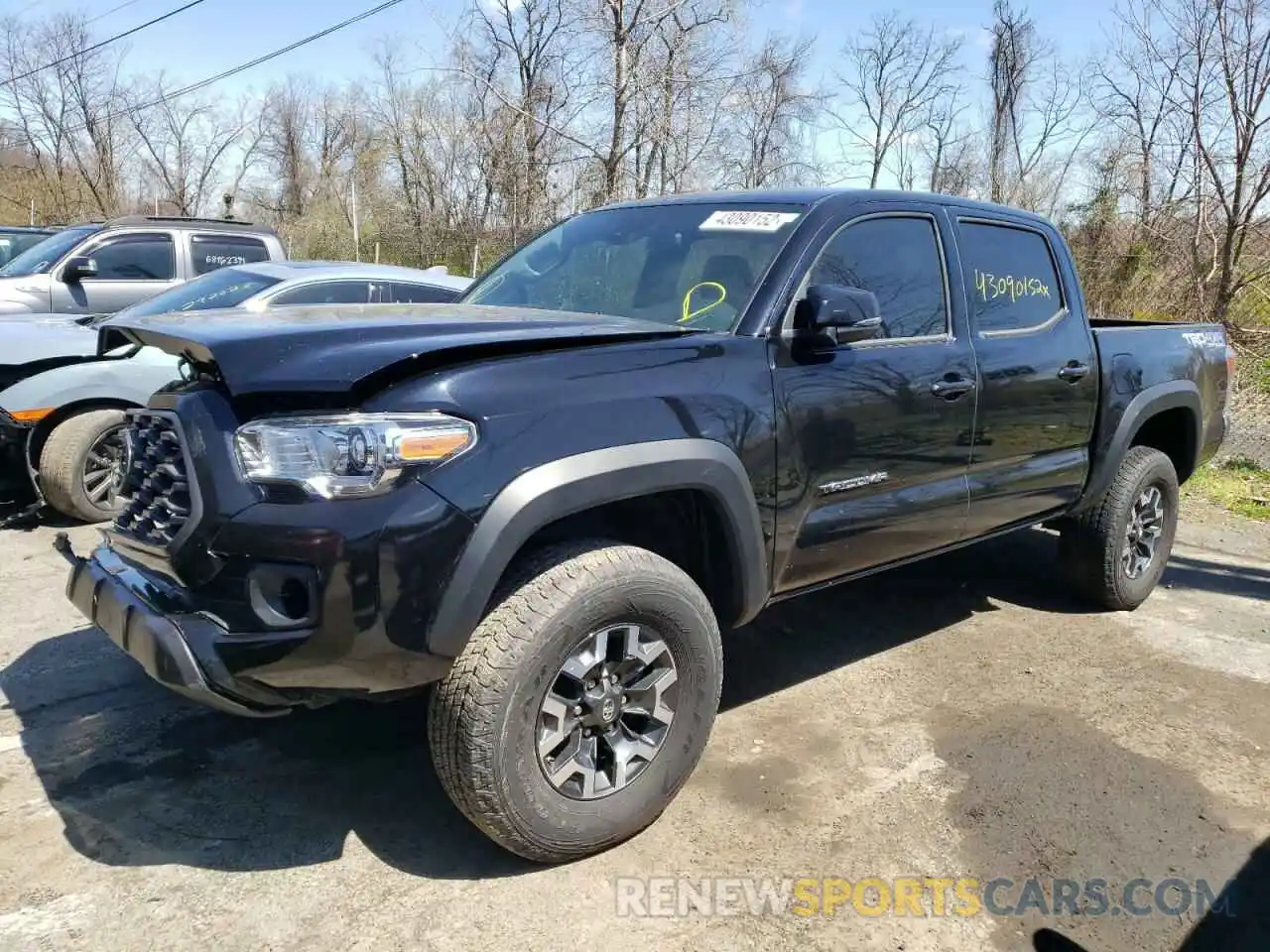 2 Photograph of a damaged car 5TFCZ5AN8LX235638 TOYOTA TACOMA 2020