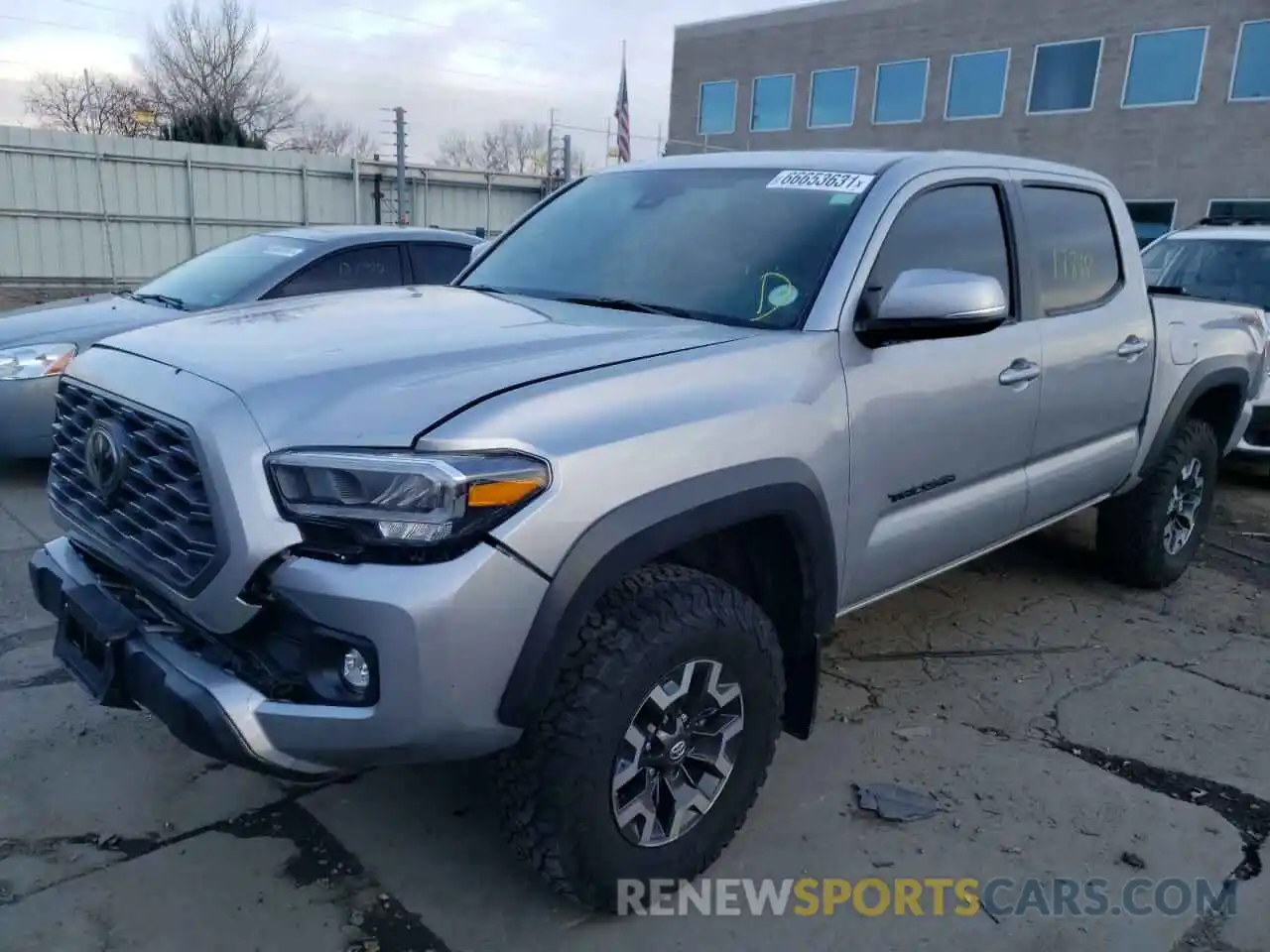 2 Photograph of a damaged car 5TFCZ5AN8LX235820 TOYOTA TACOMA 2020