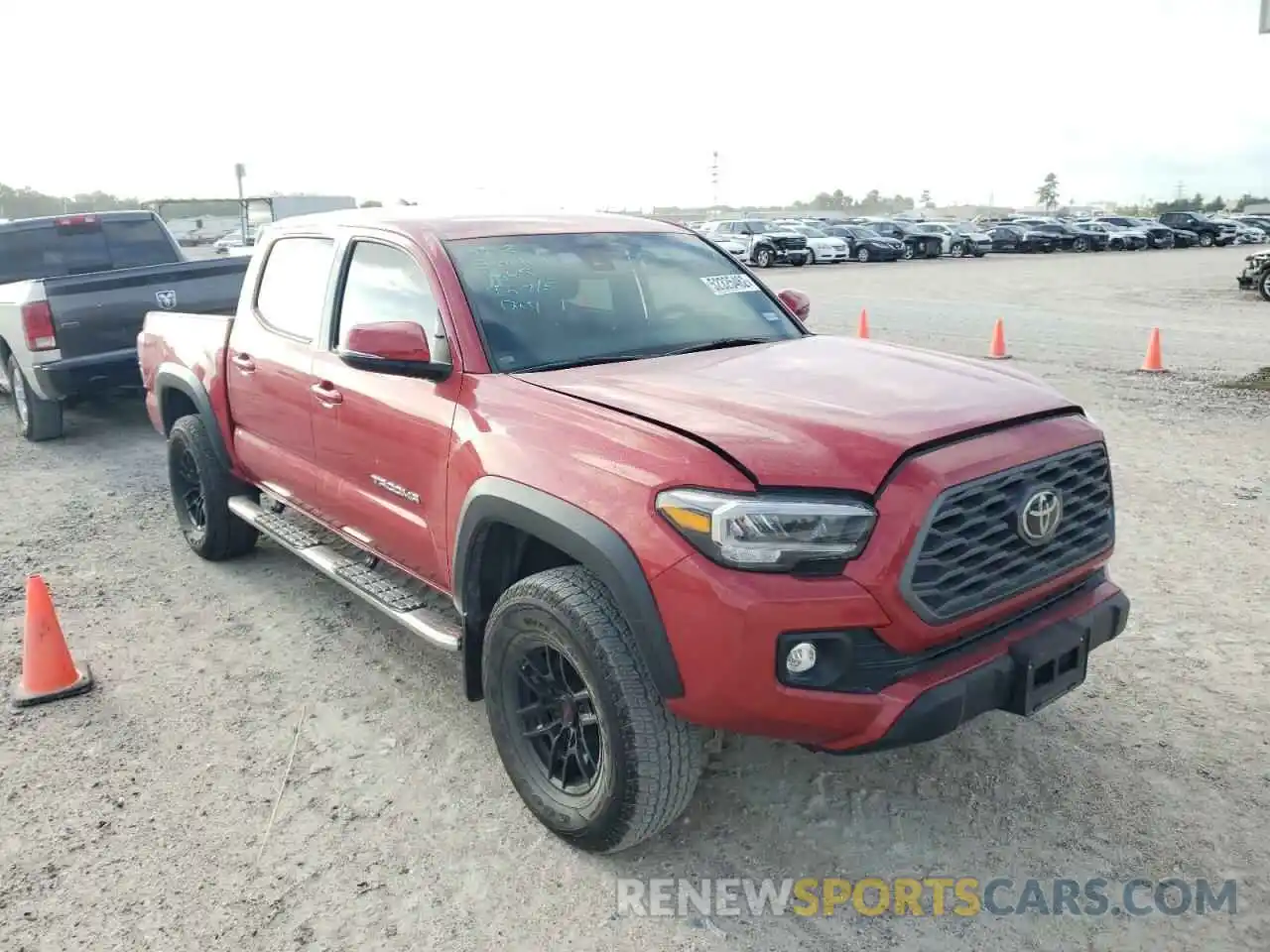 1 Photograph of a damaged car 5TFCZ5AN8LX239124 TOYOTA TACOMA 2020